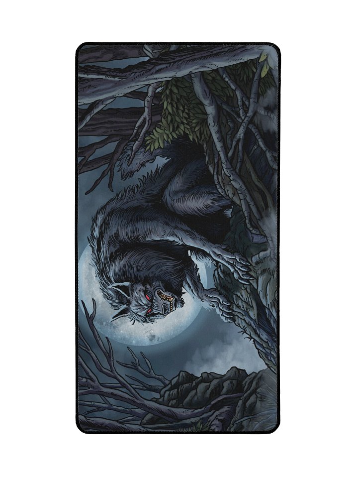 'Wolf' Hand Drawn Playmat by DarkSideTokens! product image (2)