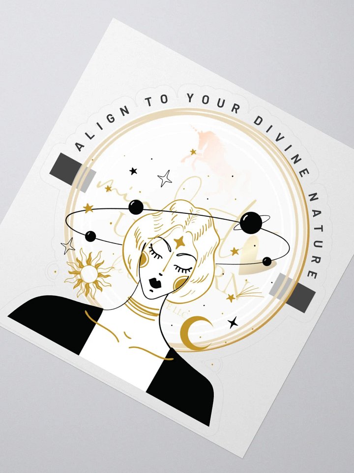 Align To Your Divine Nature Kiss Sticker product image (2)