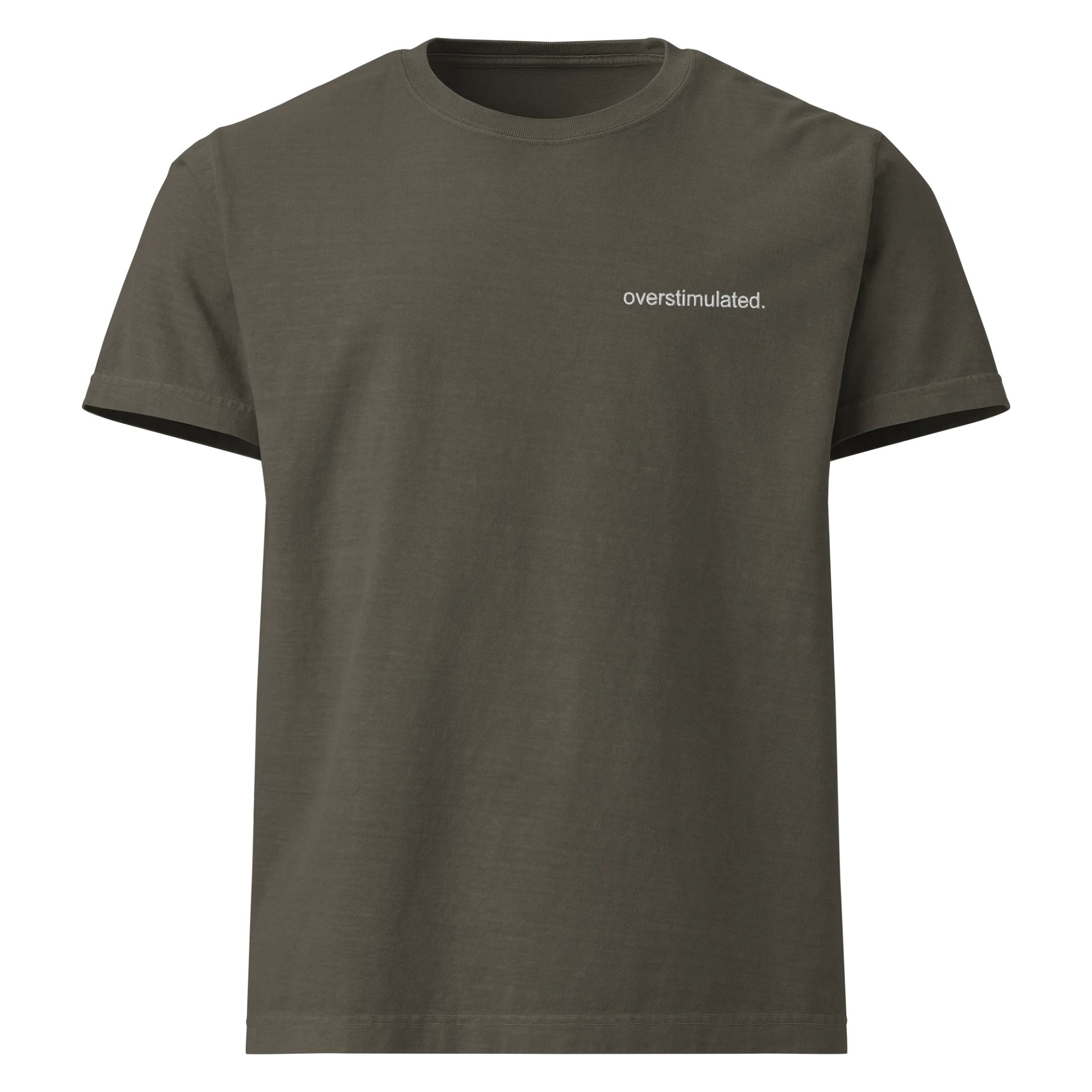 overstimulated embroidered tee product image (9)