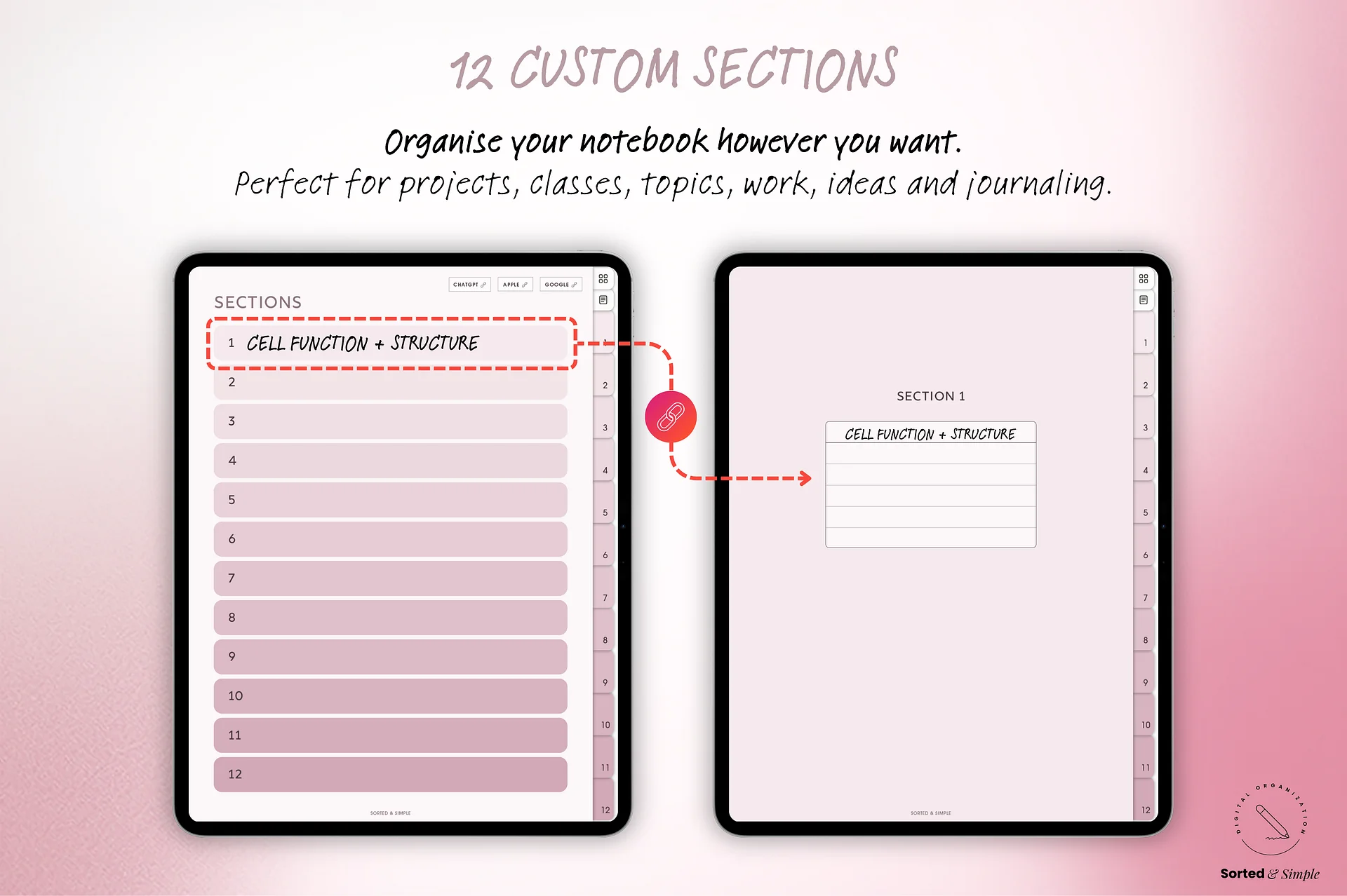 Smart Digital Notebook - Blush Pink product image (4)