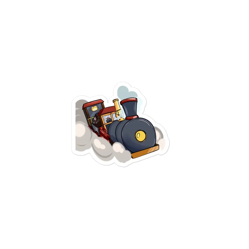 The Flying Beardsman Die-Cut Magnet product image (1)