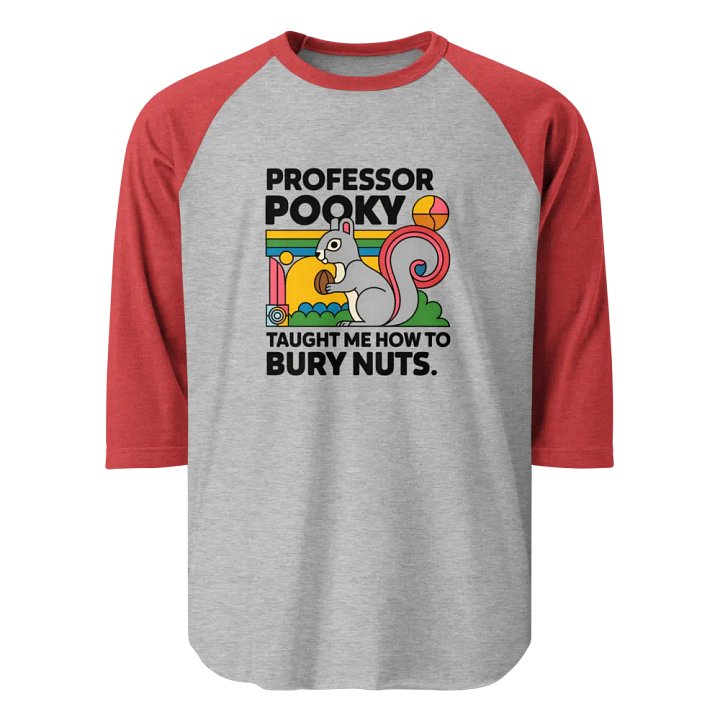 Professor Pocky's Nut-Burying Lesson Tee product image (1)