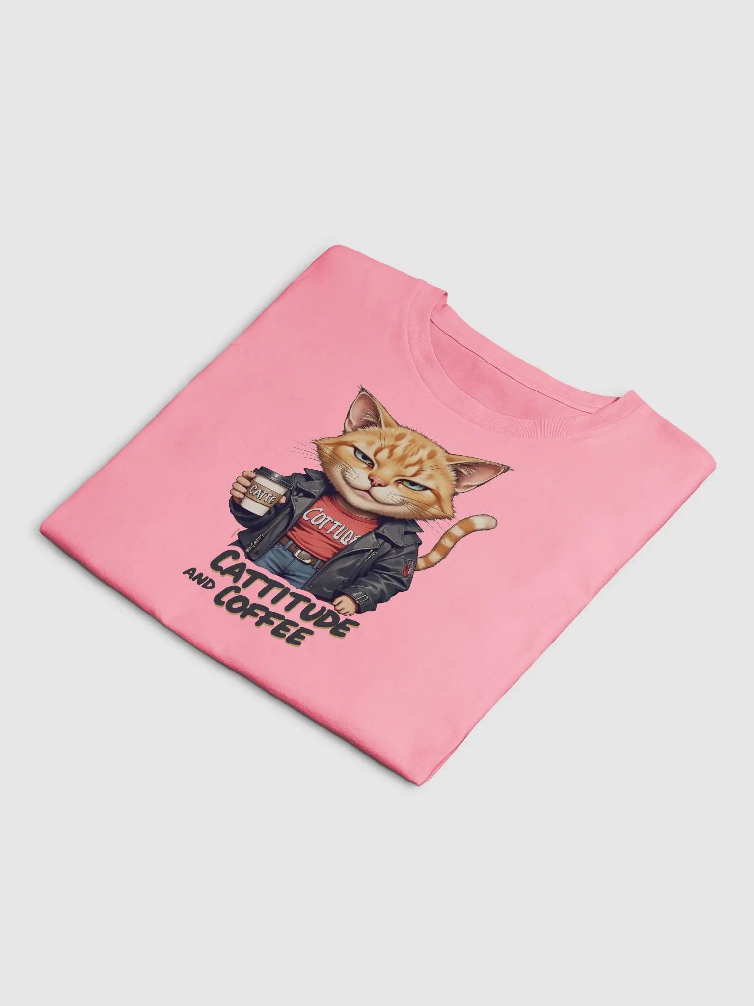 Cattitude and Coffee Women's Crop Top product image (23)