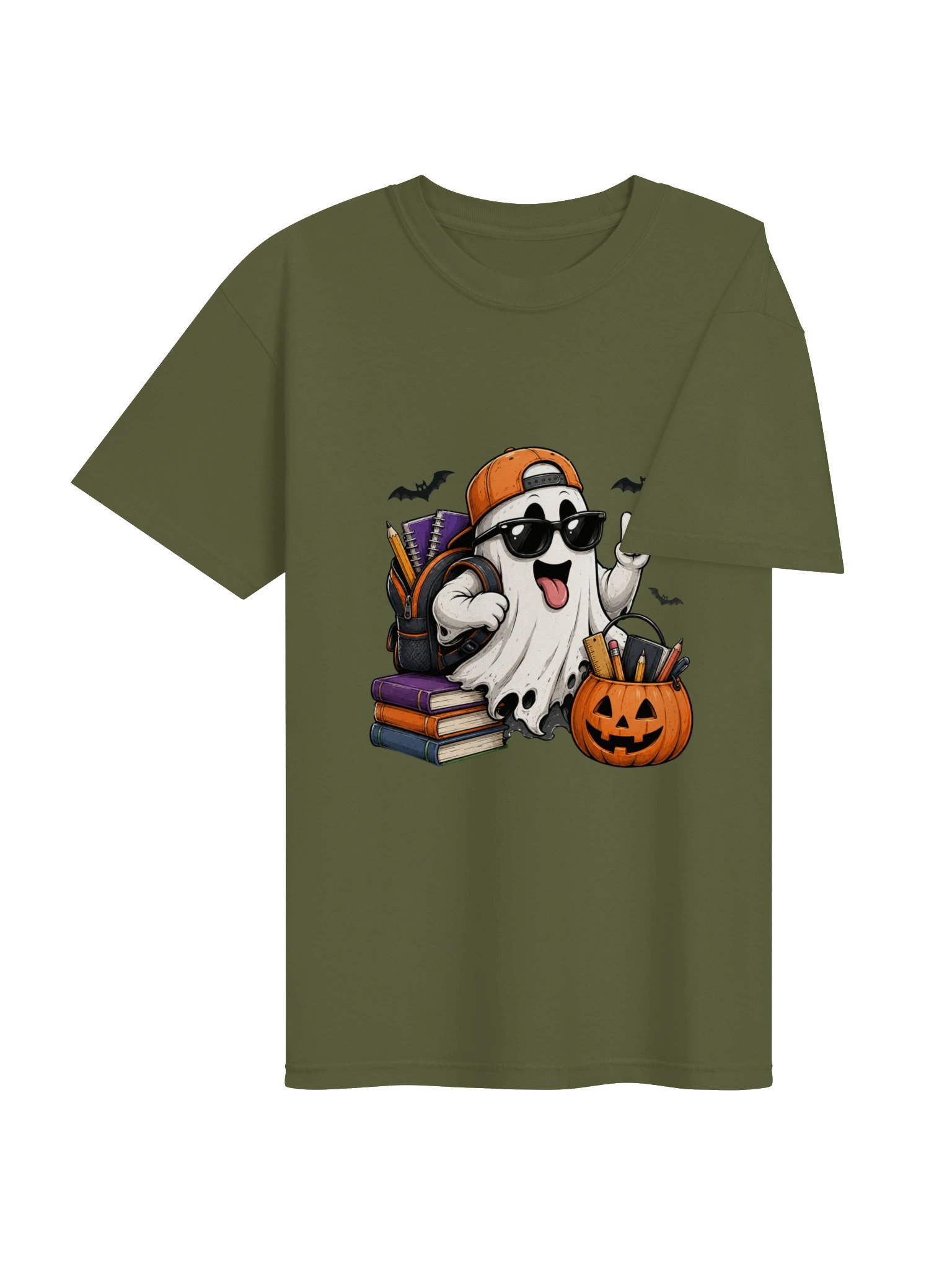 Halloween Back to School Ghost T-Shirt | Comfort Colors 1717 product image (3)