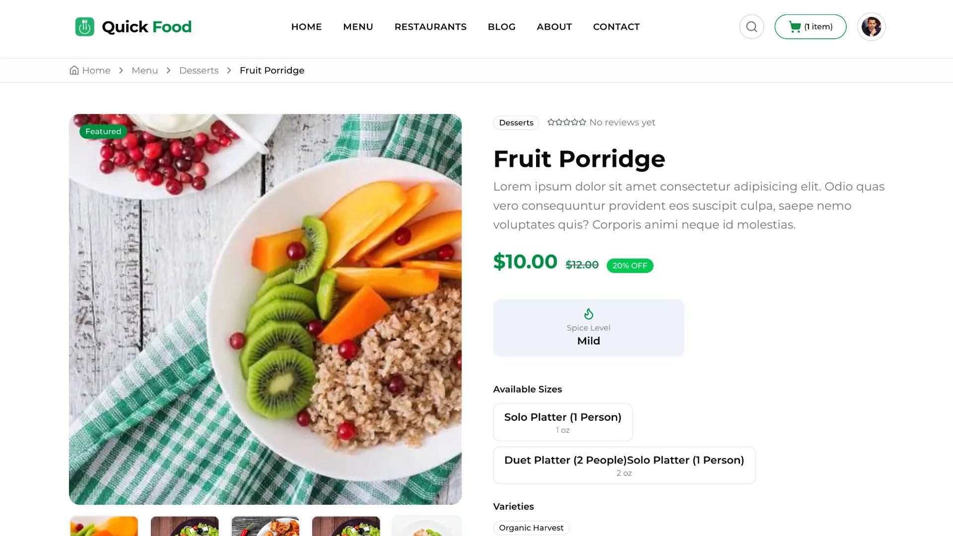 Modern Food Delivery Platform Source Code | Next.js 16, Sanity CMS & Stripe product image (4)
