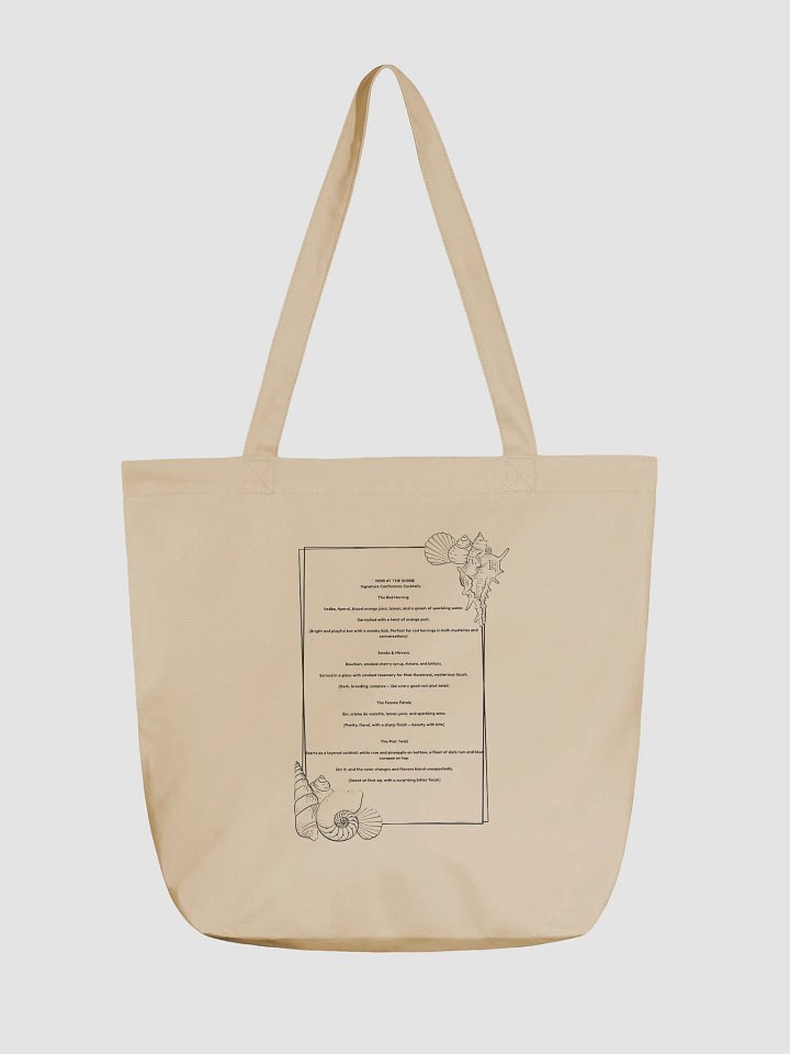 Noir at the Shore Cocktail Menu Tote product image (1)