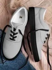 LM Origin™ Steel Gray Sneakers | Unisex Canvas Streetwear Shoes product image (3)