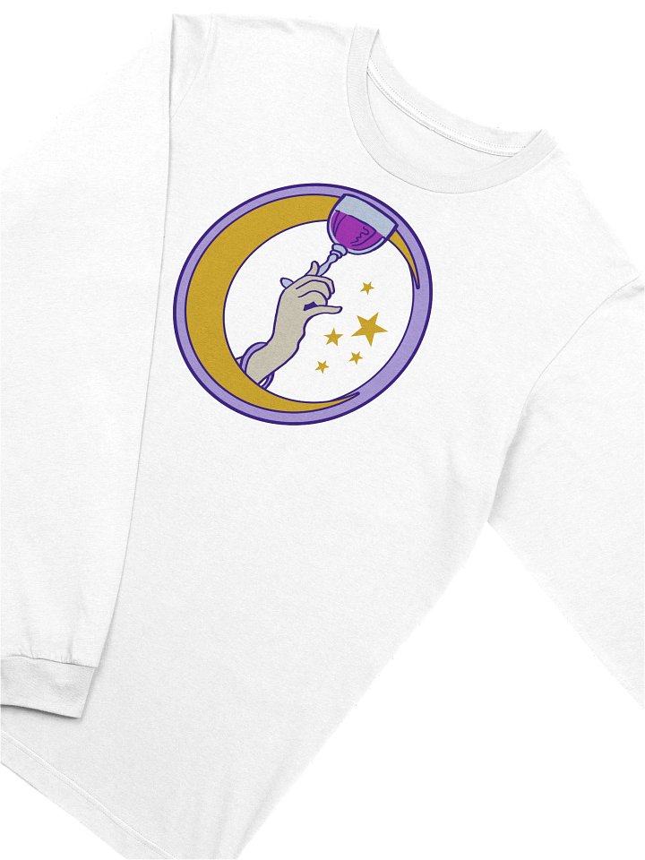 Toasting the Moon Long Sleeved Tee - Light product image (2)