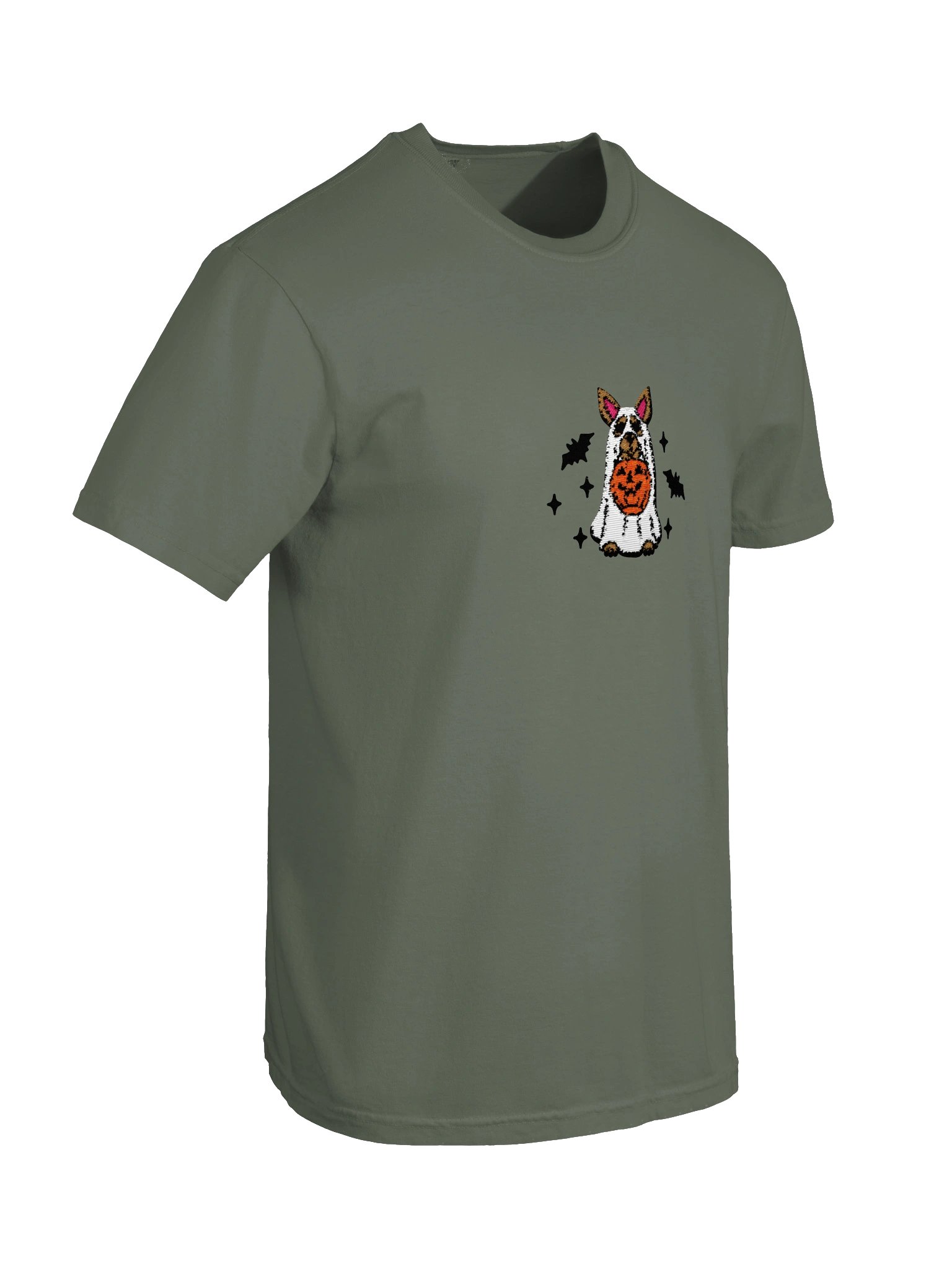 Halloween Chihuahua(Brown) Embroidered T-Shirt product image (14)