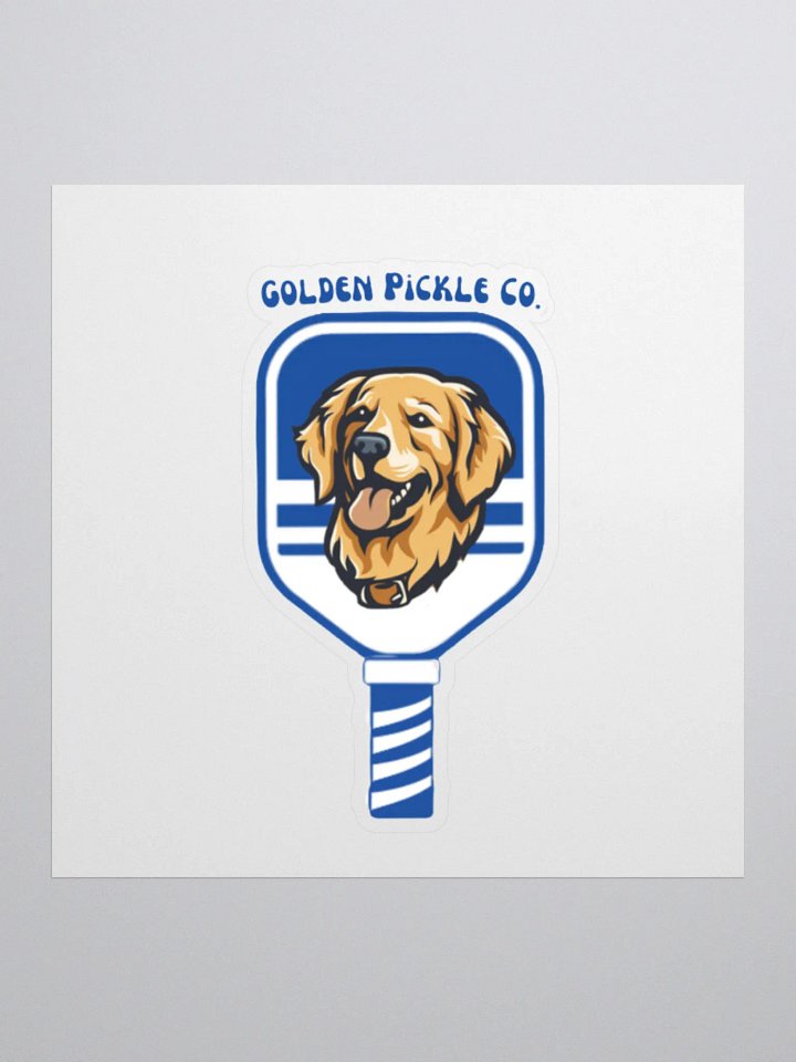 Happy Retriever Golden Pickle Stickers product image (1)