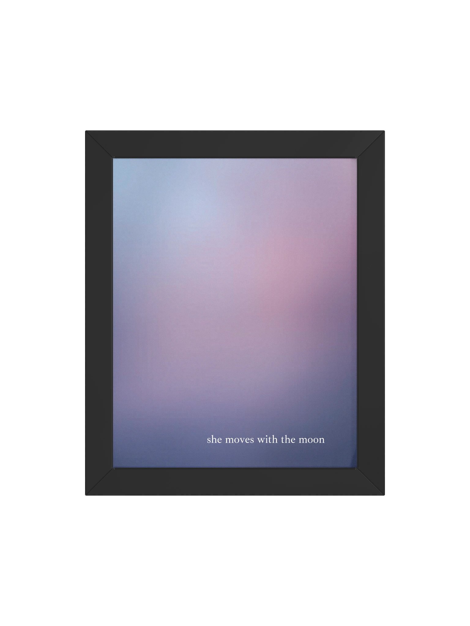🌙 Midnight Blue + Violet + Pink — "she moves with the moon" product image (4)