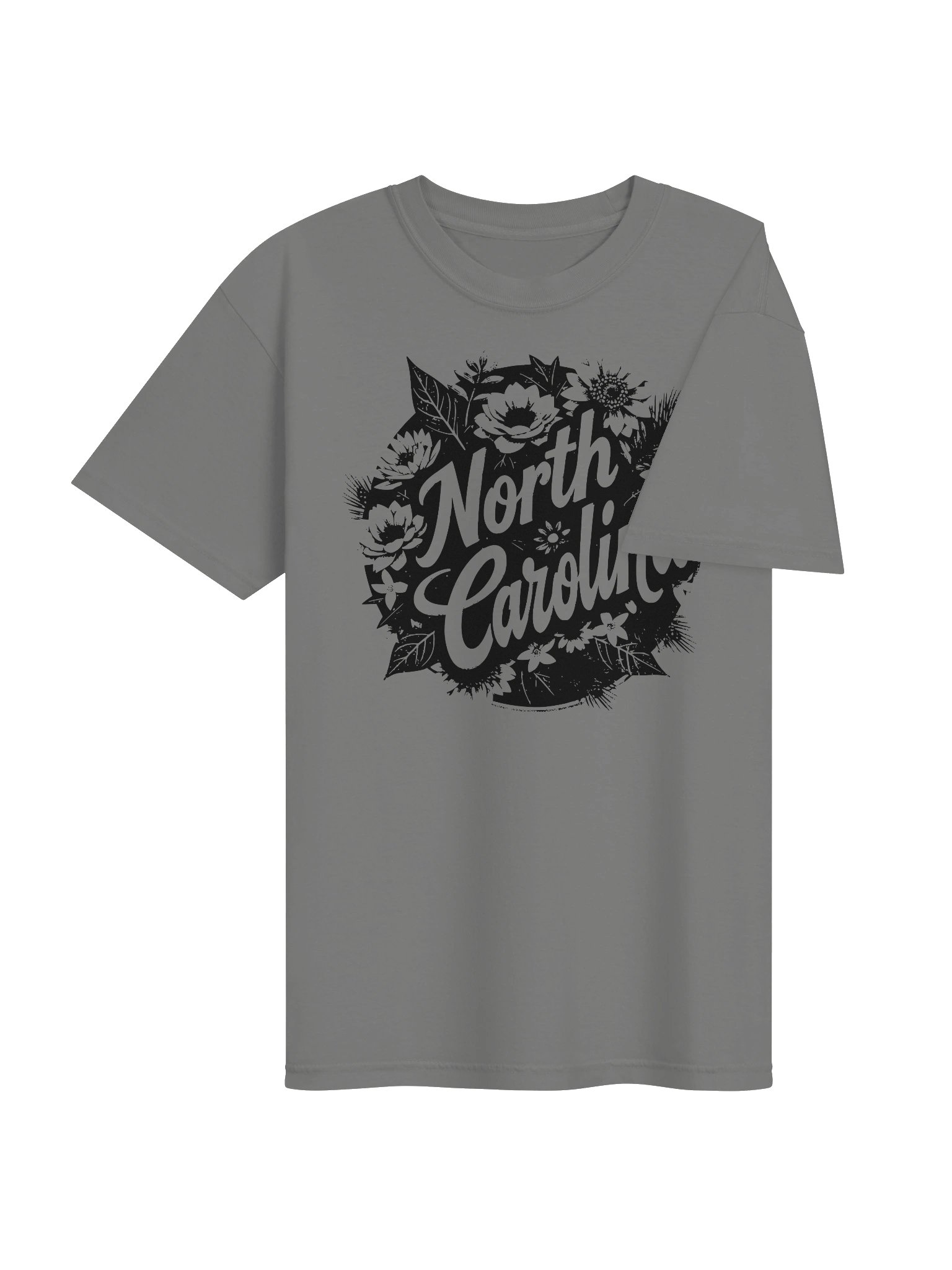 North Carolina Floral T-Shirt | Vintage State Pride Graphic Tee product image (7)