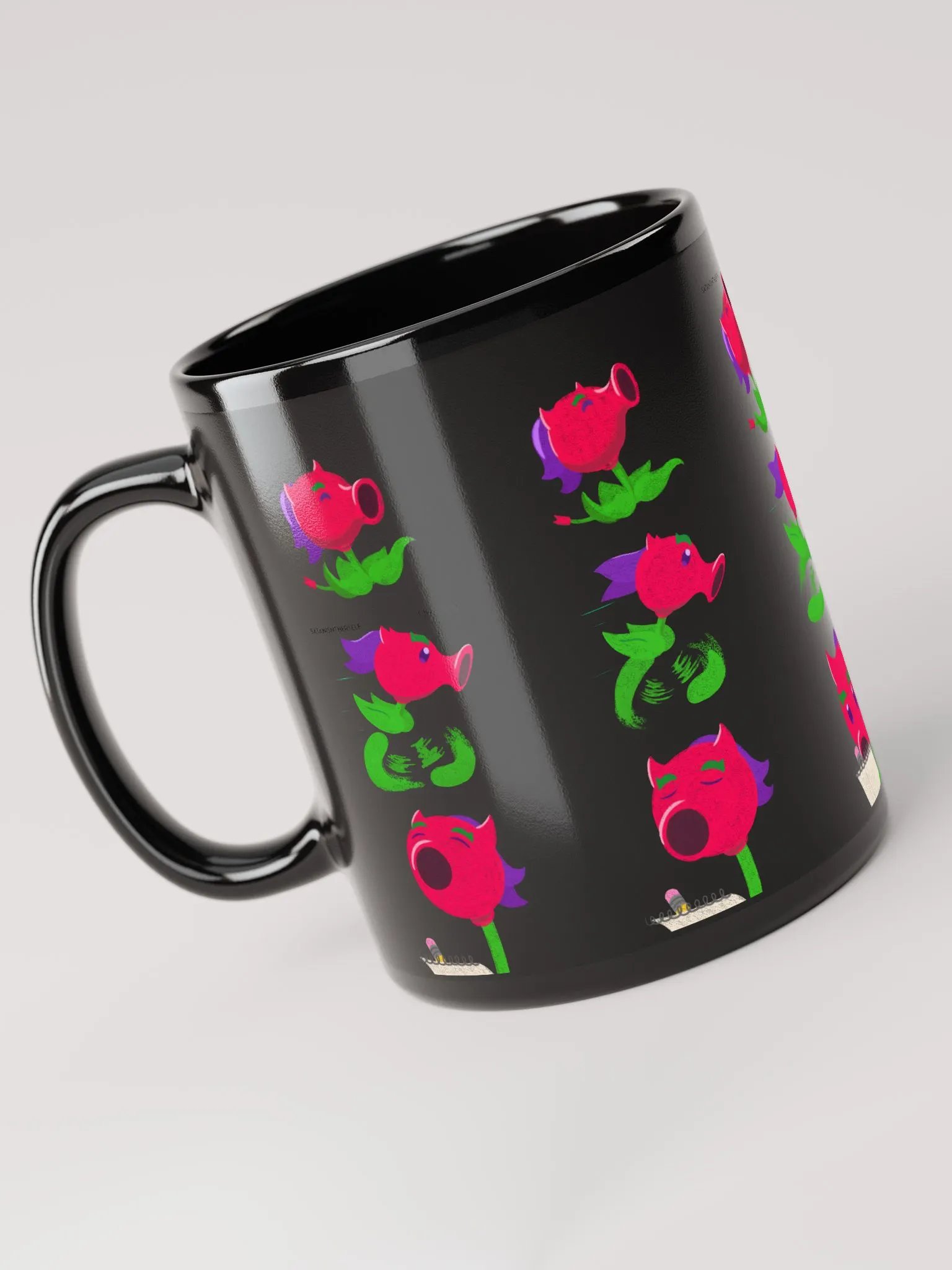 Spicy Pea Animation Mug - Black product image (3)