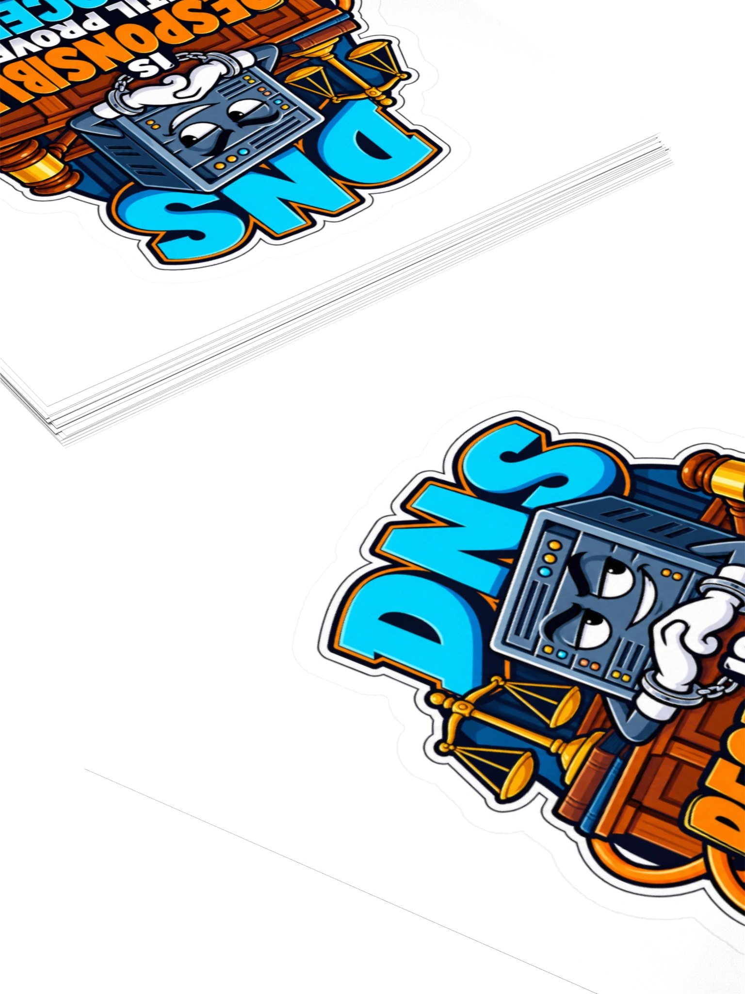DNS Is Responsible Until Proven Innocent Sticker product image (4)
