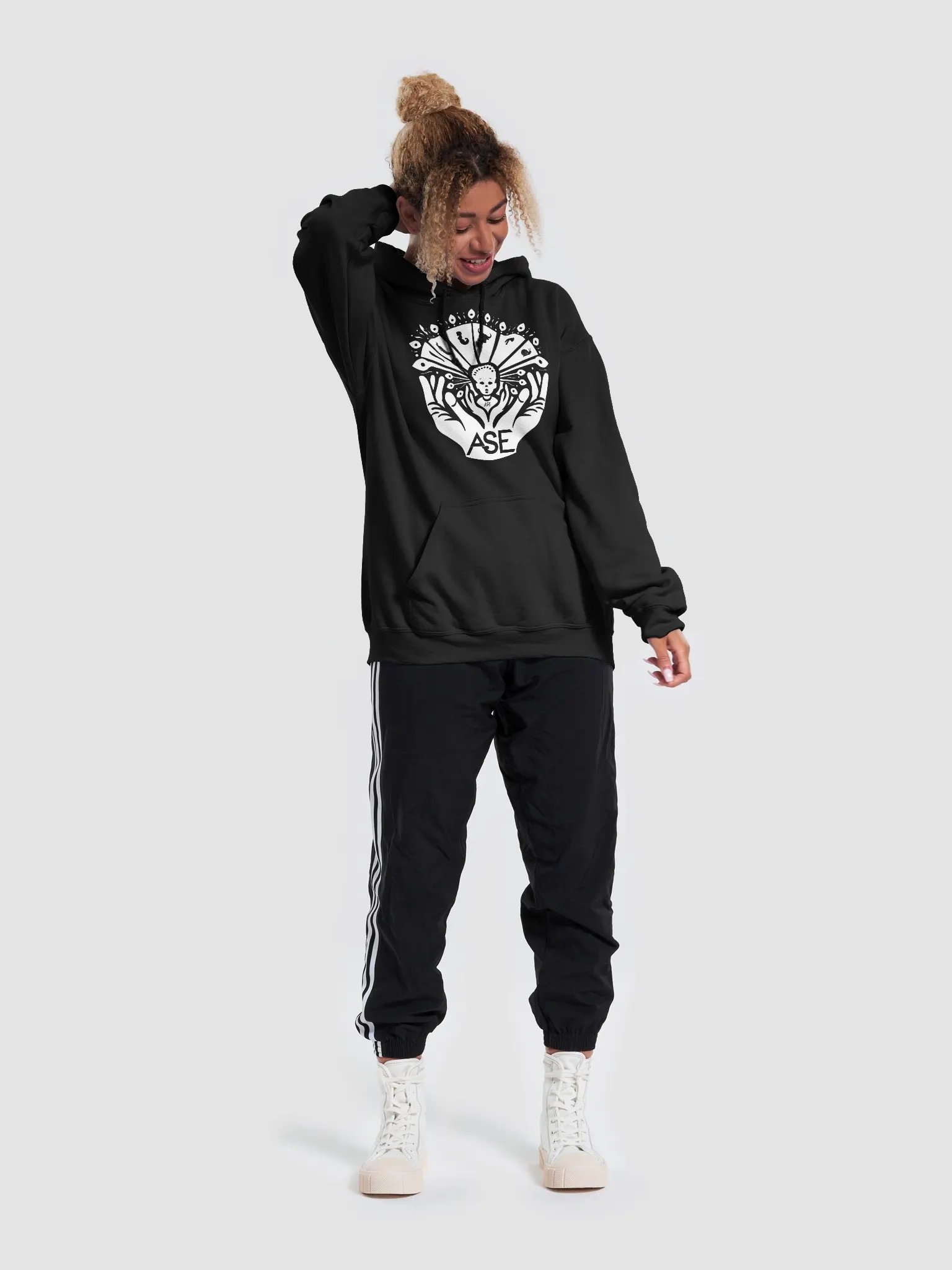 Black Unisex Ase Hoodie product image (3)