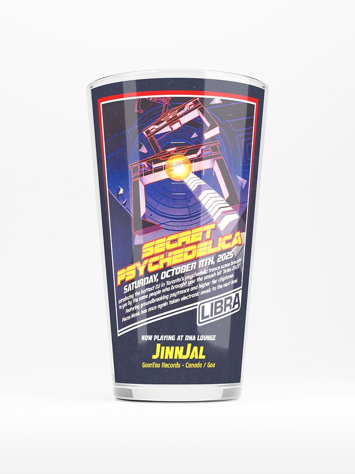 Libra 2025 Shaker Pint Glass product image (1)