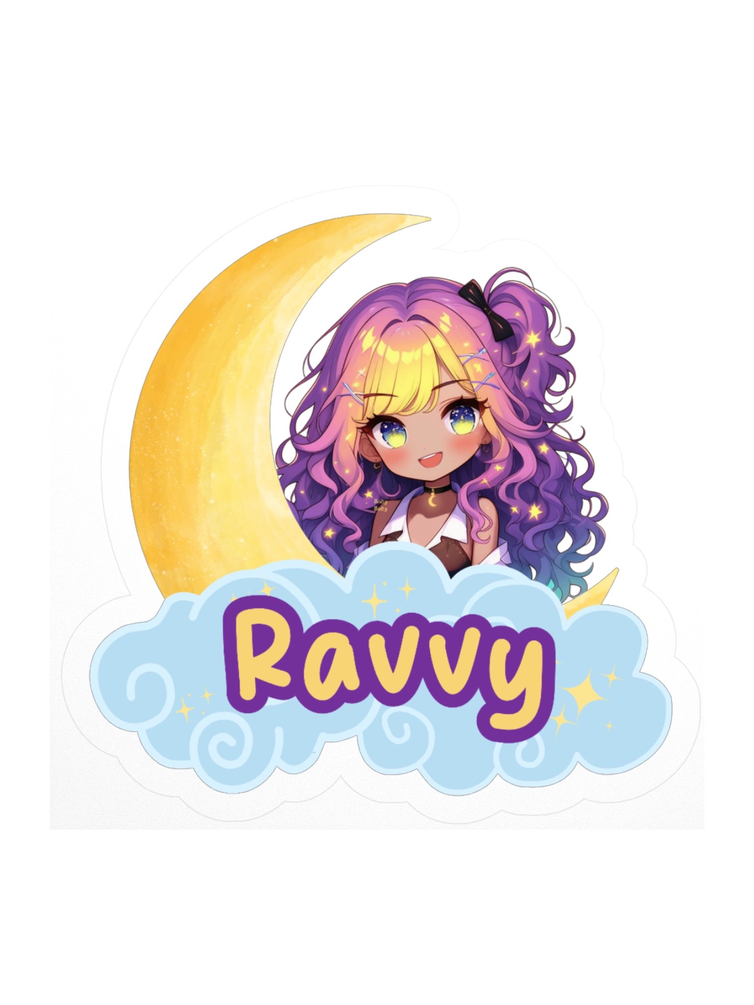 Ravvy Logo Kiss Cut Sticker product image (1)