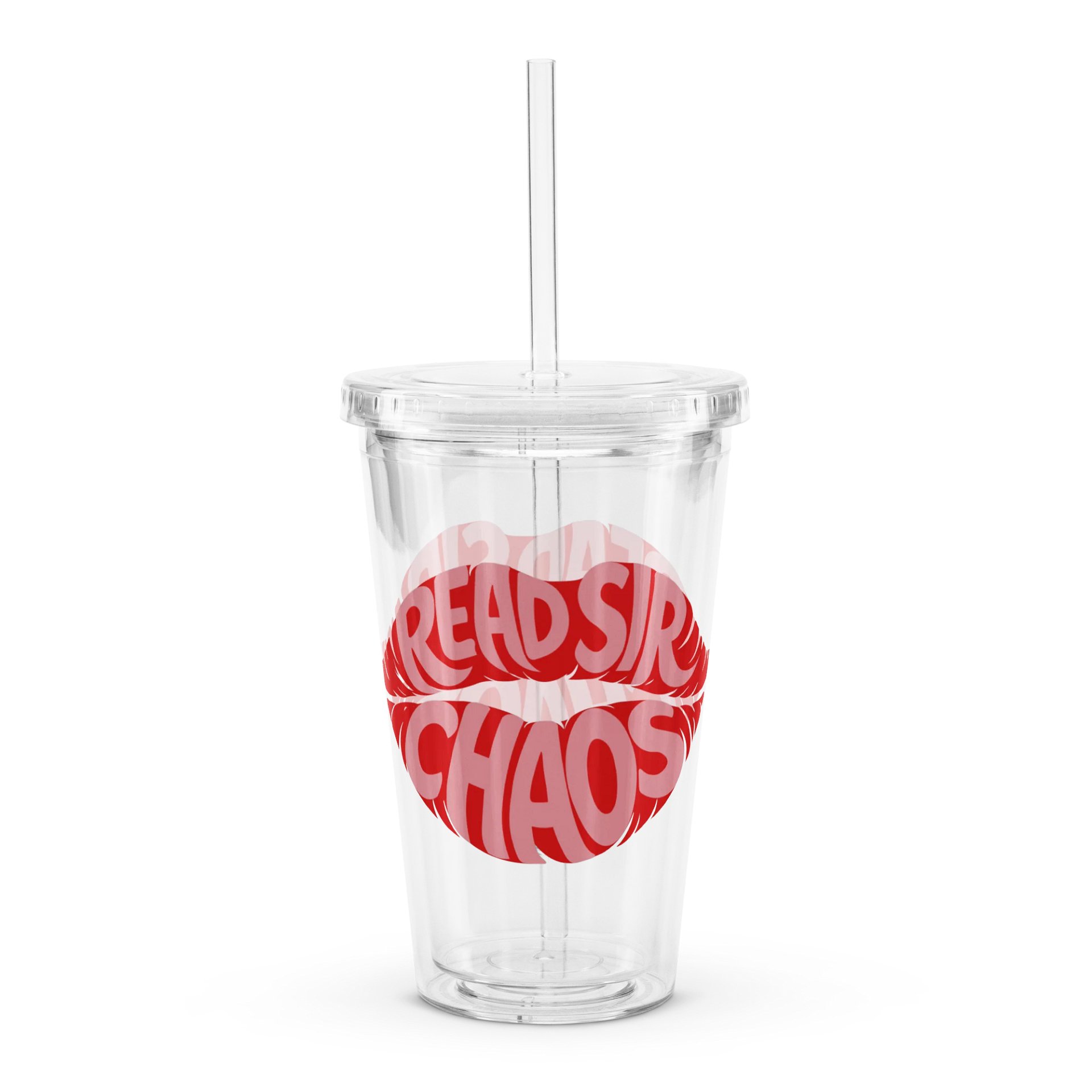 Read My Lips Clear Tumbler product image (3)