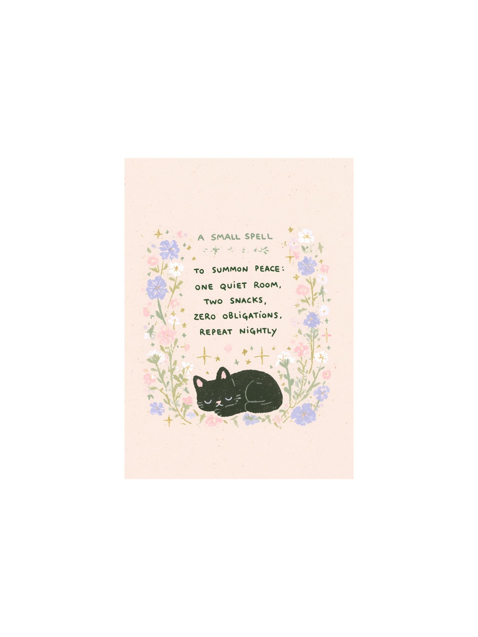 A Small Spell for Peace Cat Poster product image (2)