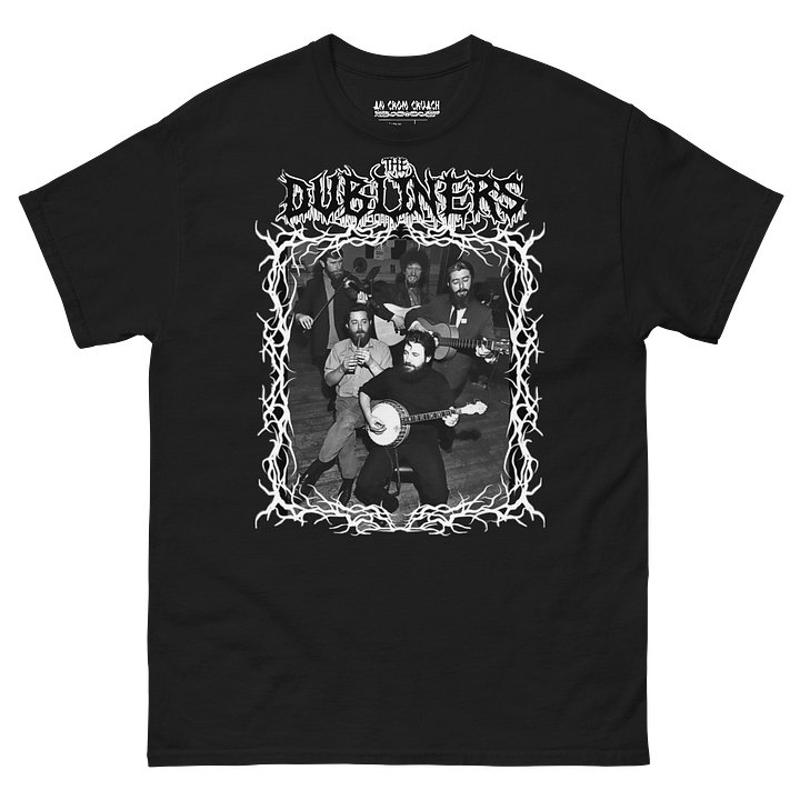 THE DUBLINERS Black Metal Style T-Shirt product image (2)
