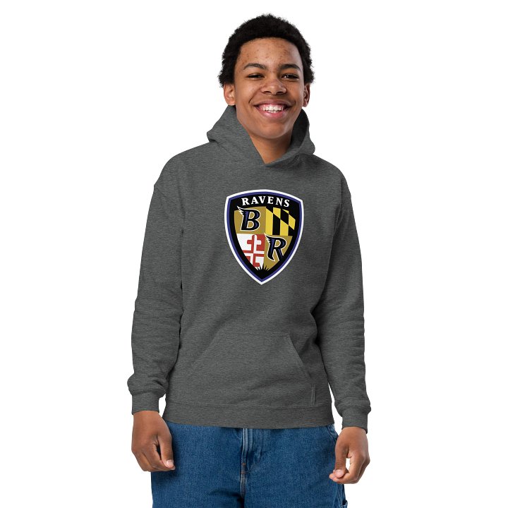 RAVENS - Shield Logo Youth Hoodie product image (6)