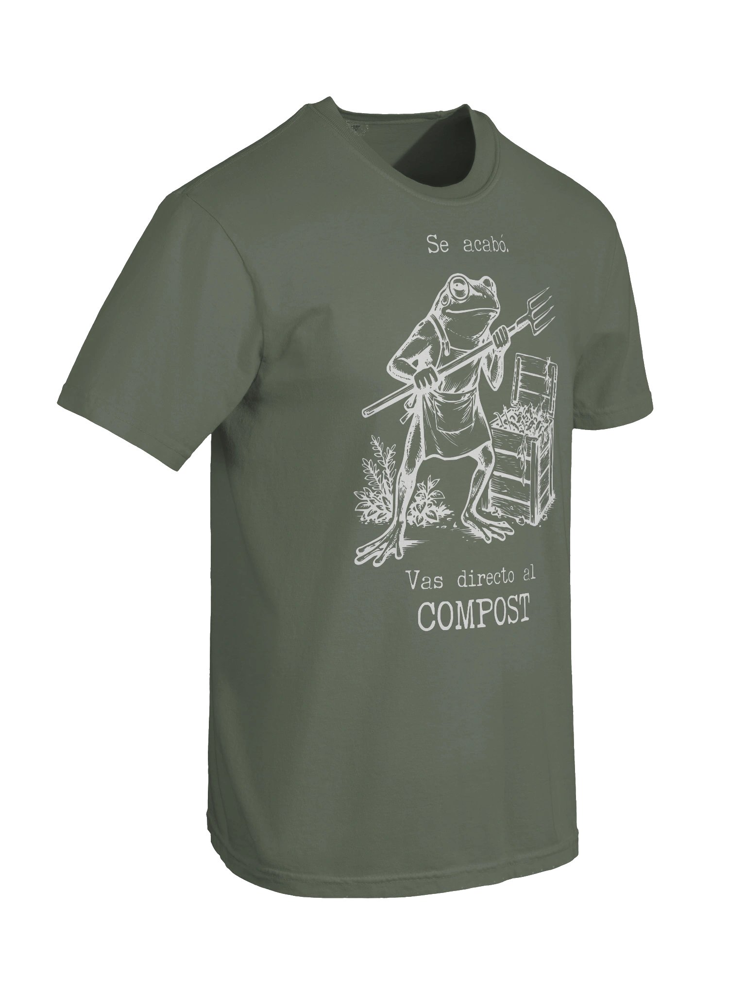 Camiseta Se Acabó Vas Directo al Compost | Camiseta Divertida de Jardinería | Camiseta Moss para Amantes del Huerto product image (8)