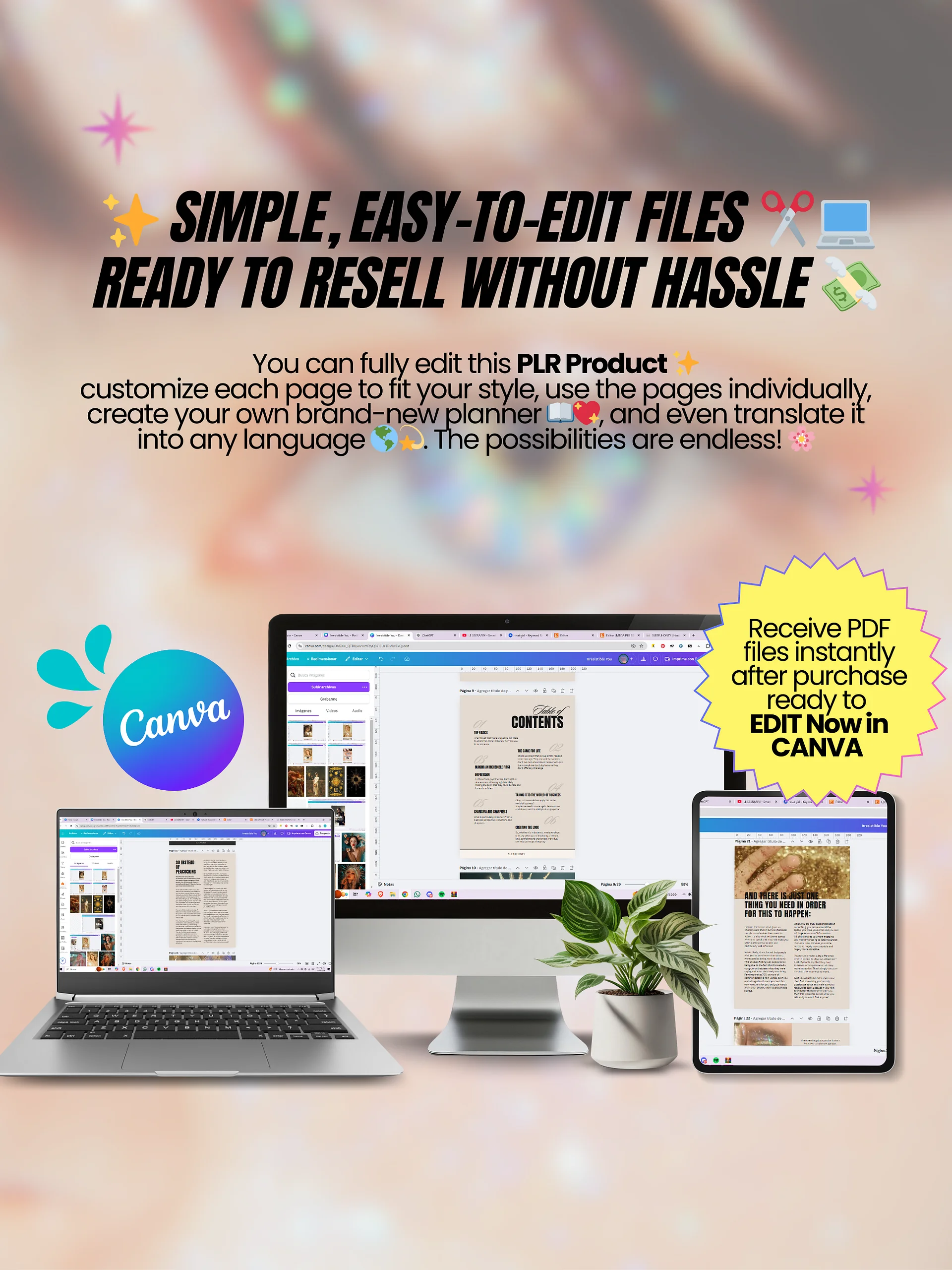 Irresistible You DFY Editable Canva Guide | PLR/MRR Ebook product image (4)