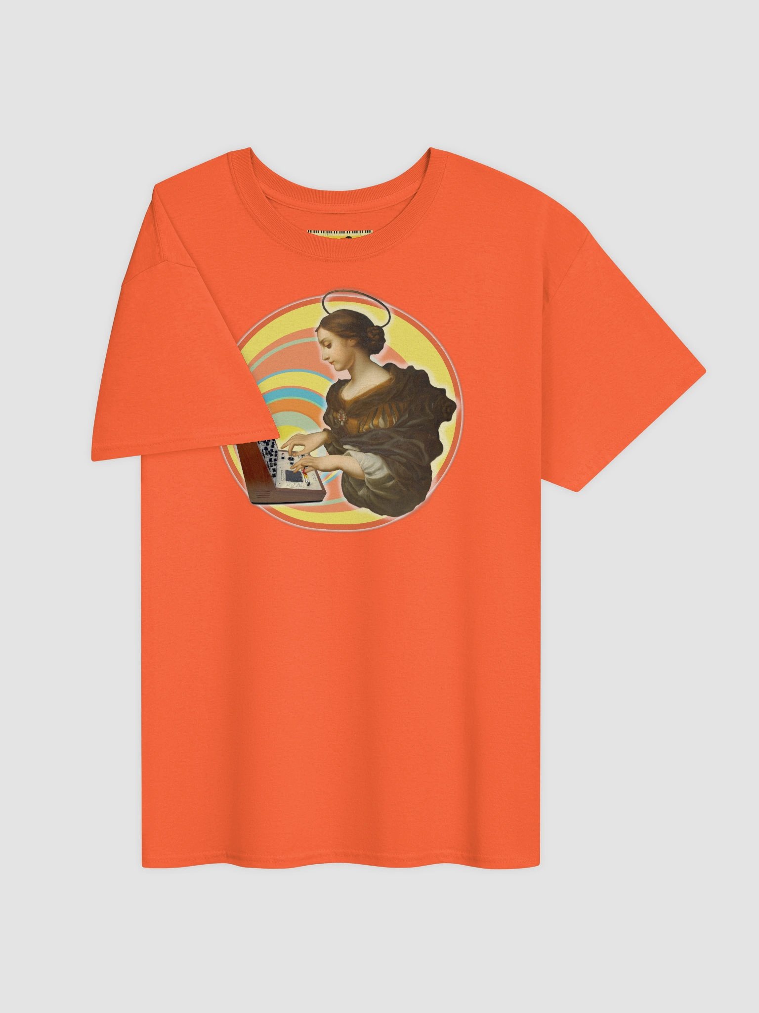 St Synthi Cecilia, The Putney (VCS 3) by Frank Fonik, Techno EDM Unisex t-shirt product image (4)