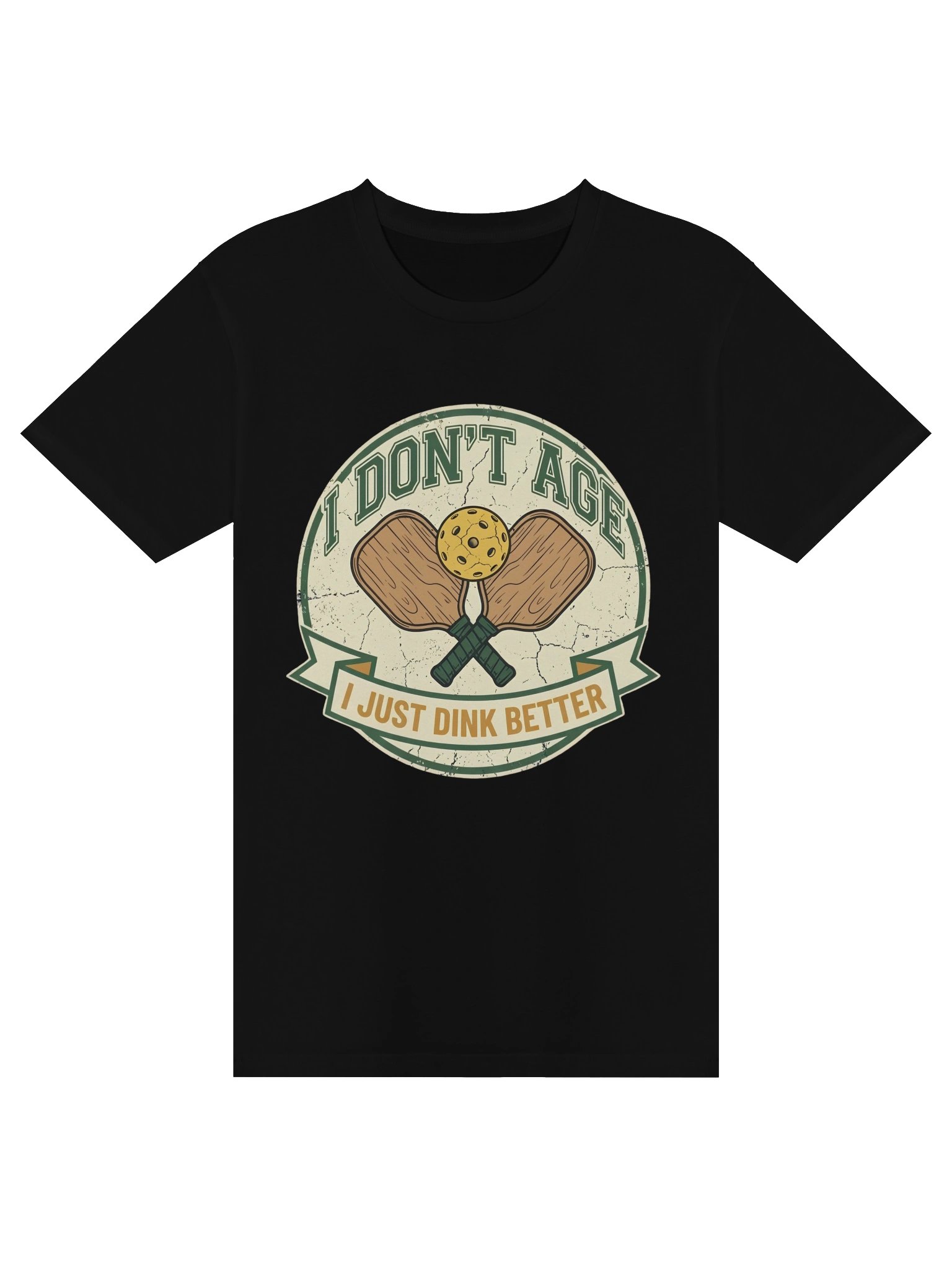 Pickleball Grandpa Shirt - Funny I Don't Age I Just Dink Better Retro T-Shirt product image (2)