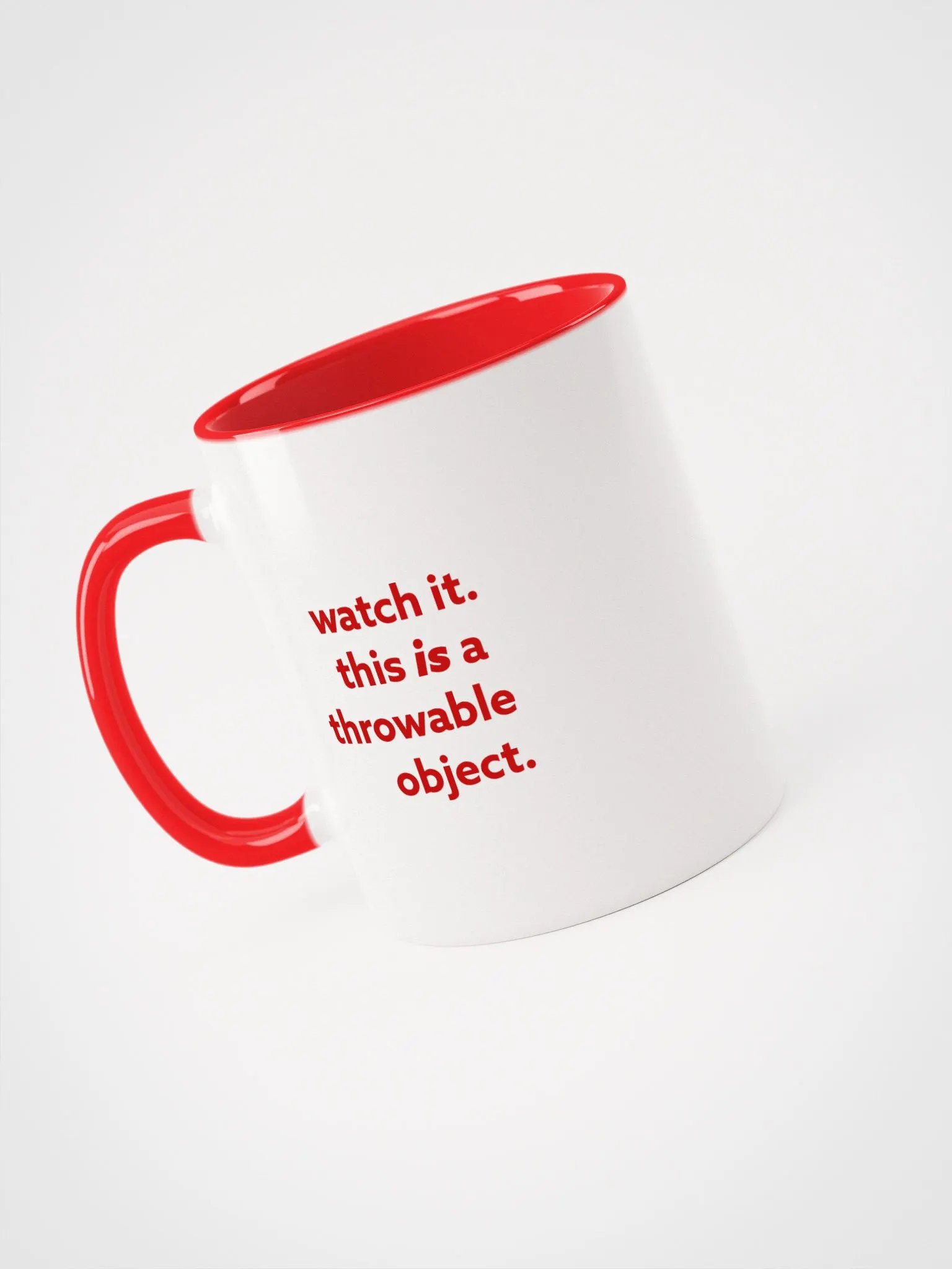 Probable Weapon Mug, red product image (3)