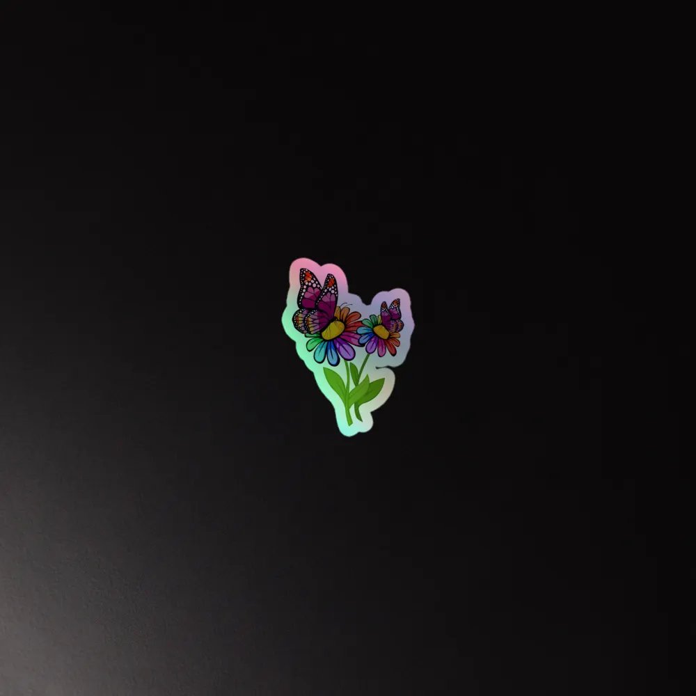 Lesbian Butterflies Sticker product image (4)