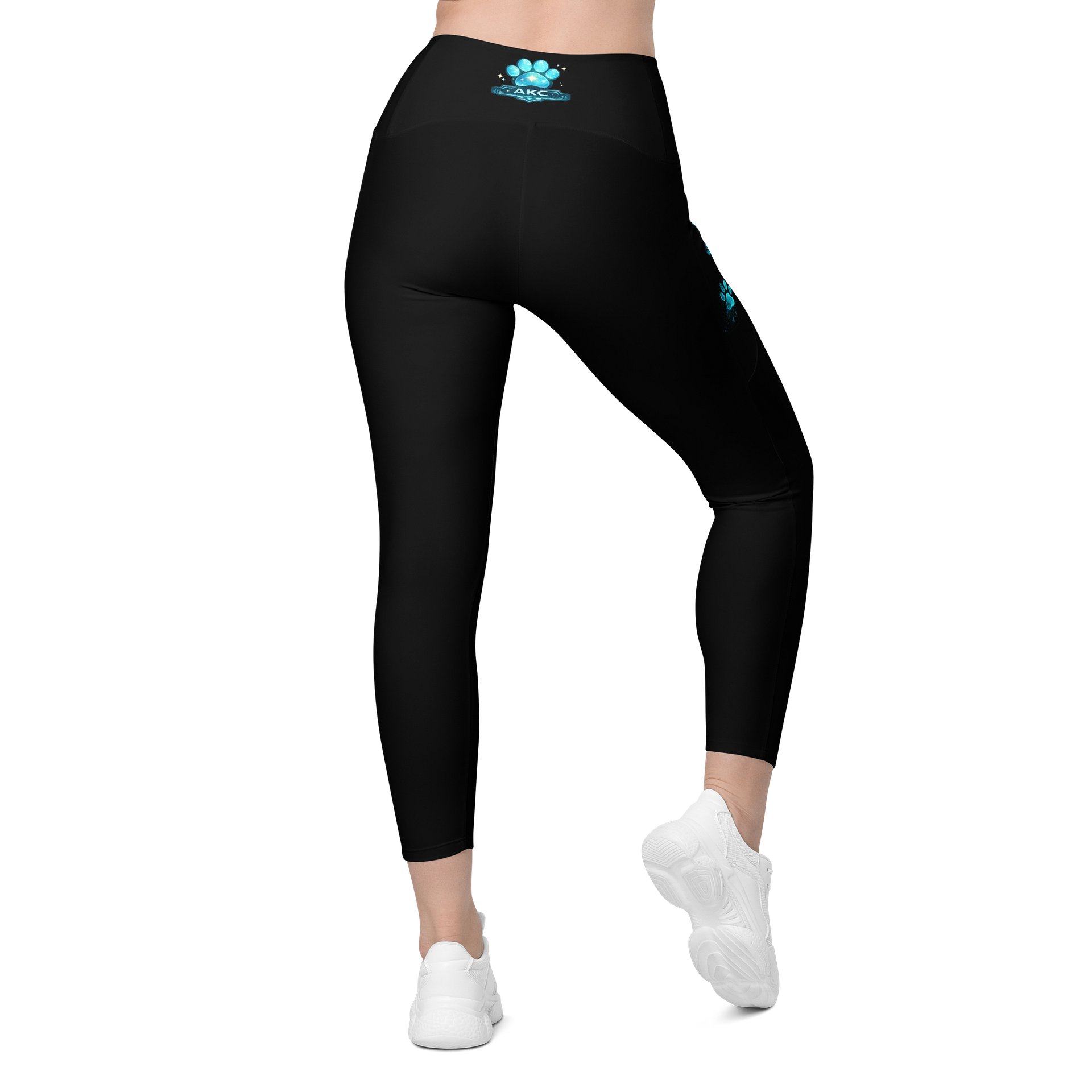 • AKC // Paw Print | Arkfall Kitty Collective Crossover Leggings with Pockets product image (2)