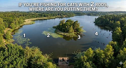 If you're fishing for catfish, where you putting your two rods?!
#fishing