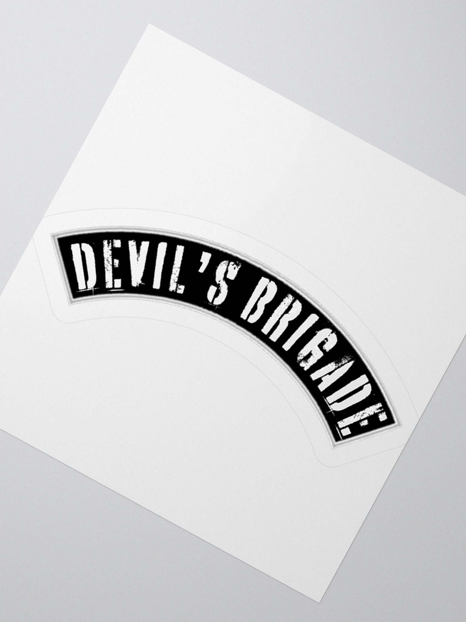 Devil's Brigade Rocker Sticker product image (5)
