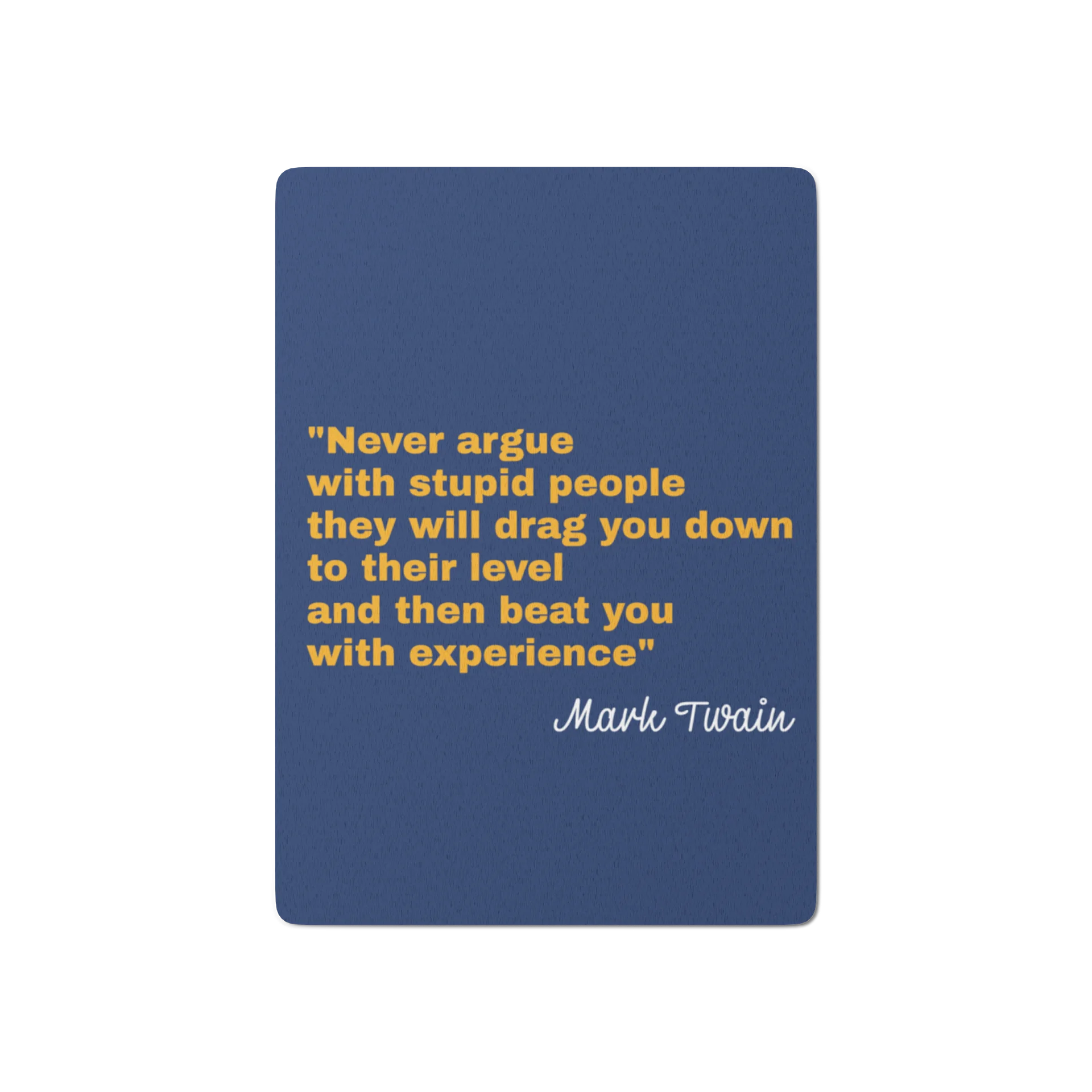 Playing Cards - Twain Navy Blue product image (3)