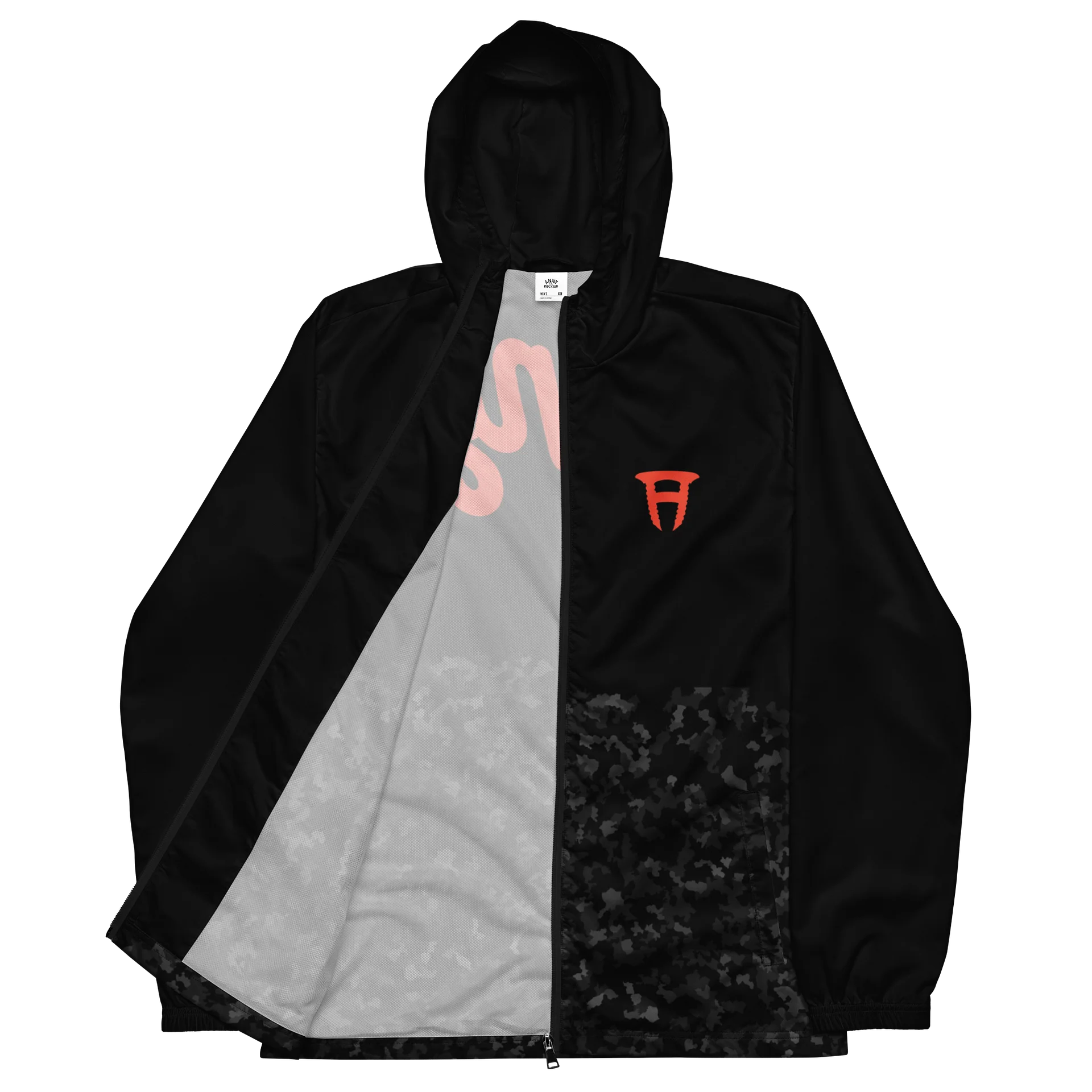 Dis Camo Windbreaker - Red product image (1)