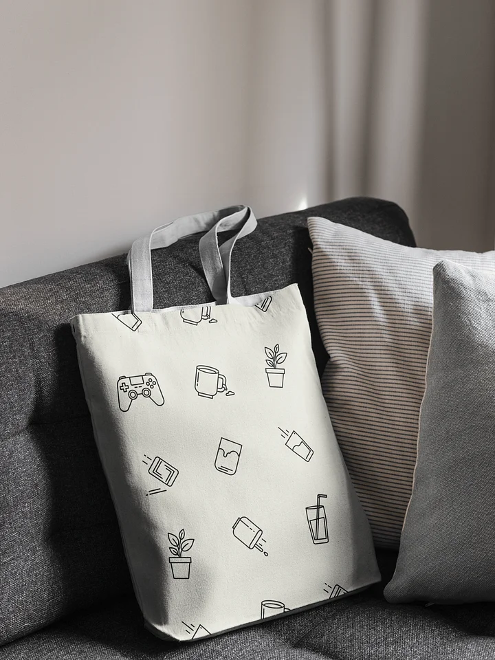 Icons of Chaos Tote Bag | All-Over Print Abstract Design product image (1)