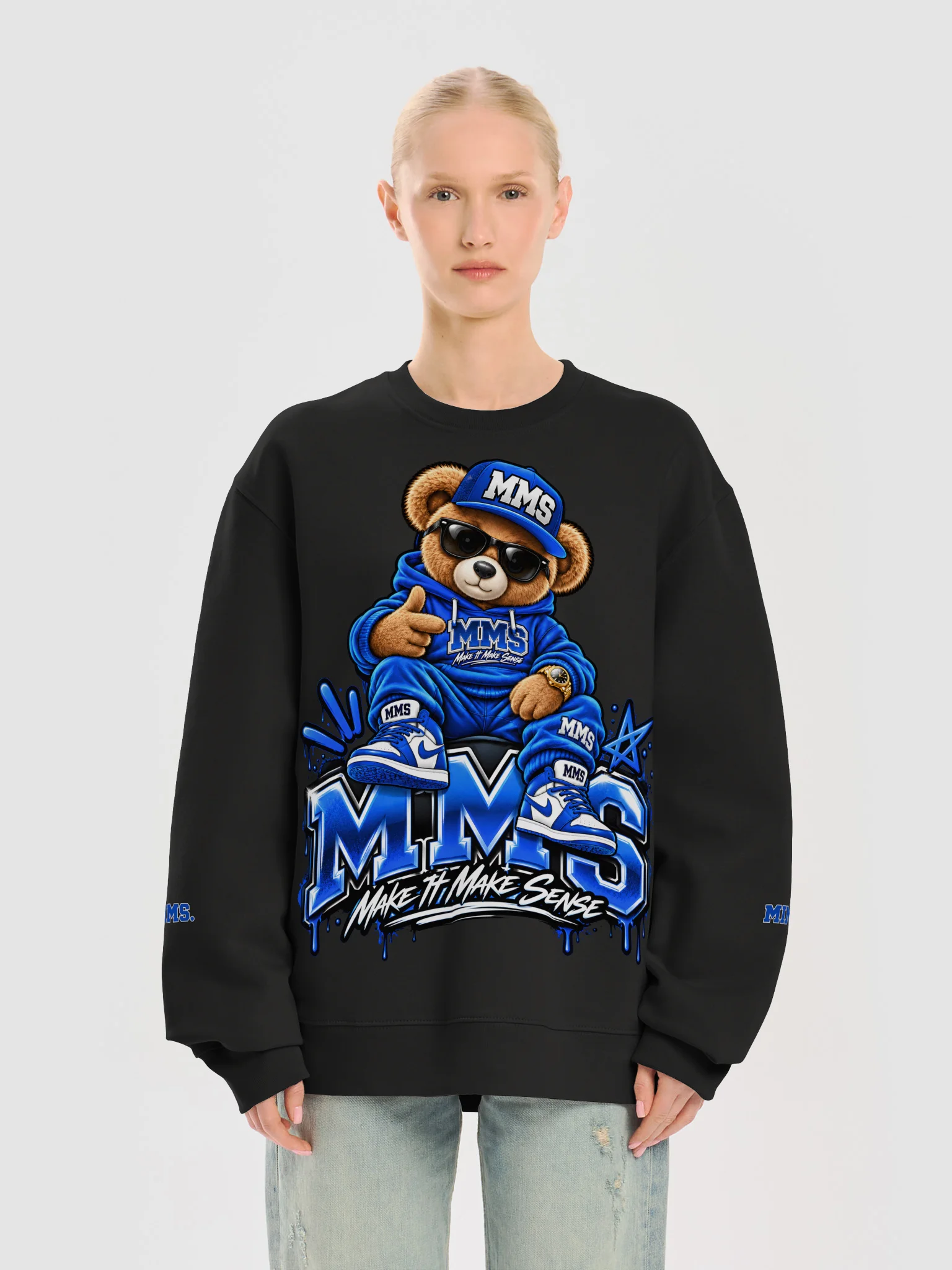 MMS Teddy Bear Oversized Sweatshirt product image (17)