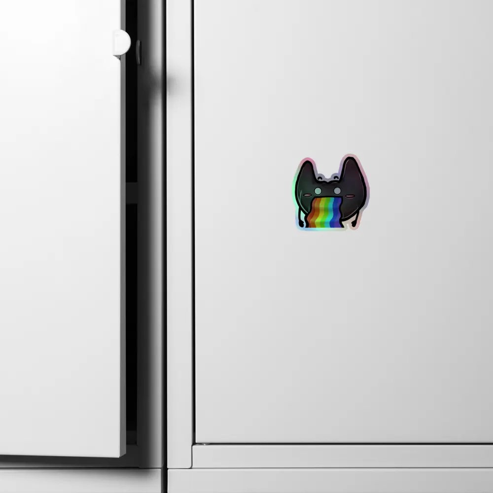 Beardie Pride Holographic Sticker product image (4)