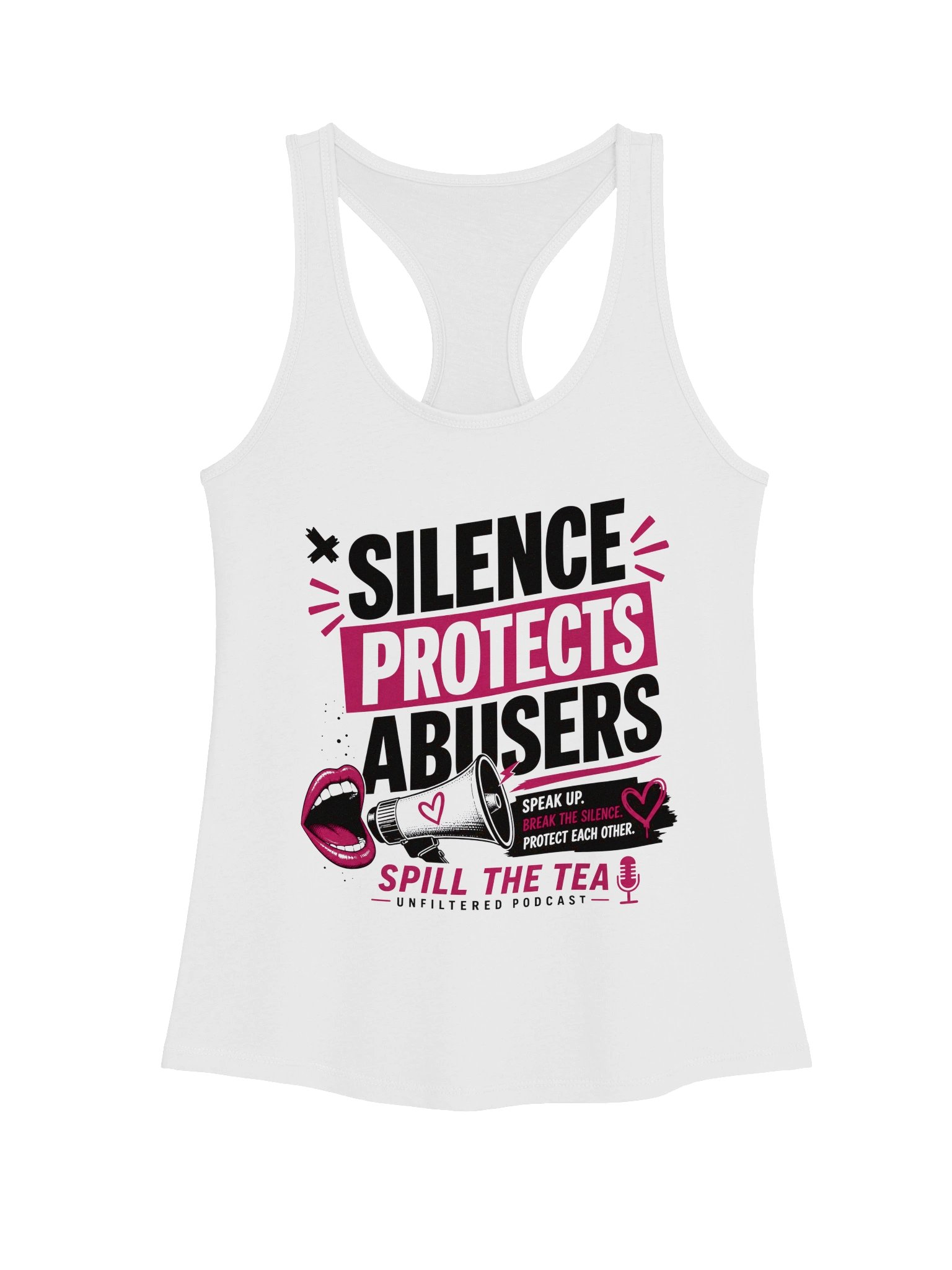 Break the Silence Racerback Tank product image (13)