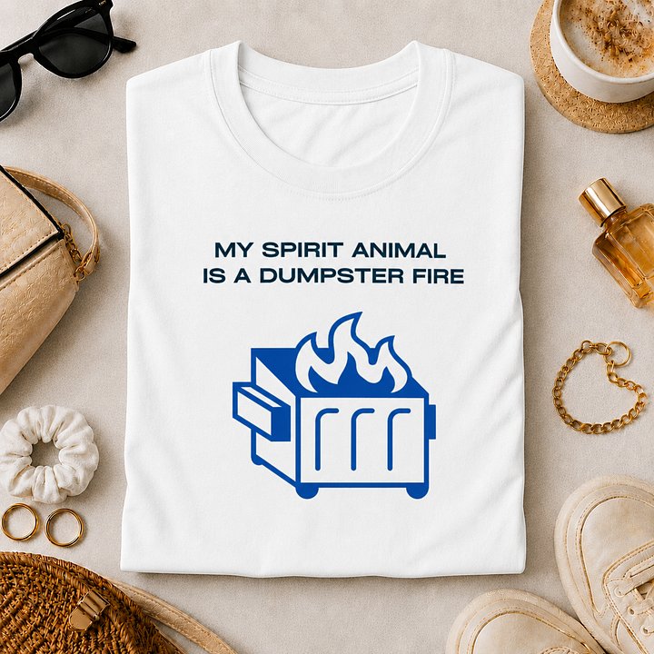 Dumpster Fire Tee product image (1)