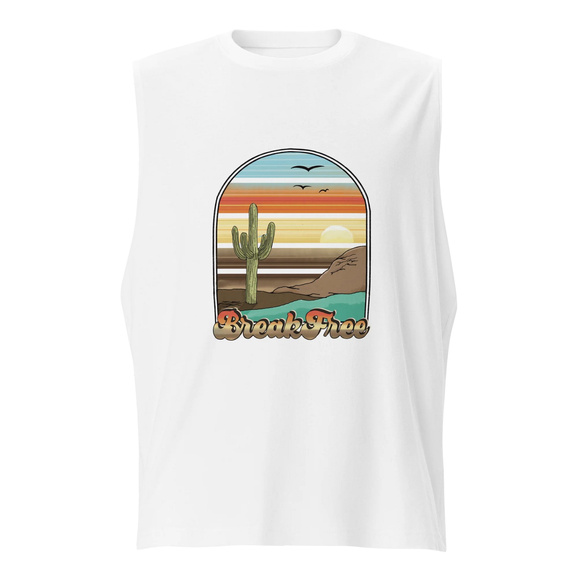 Muscle Tank Top - Break Free Cactus product image (12)