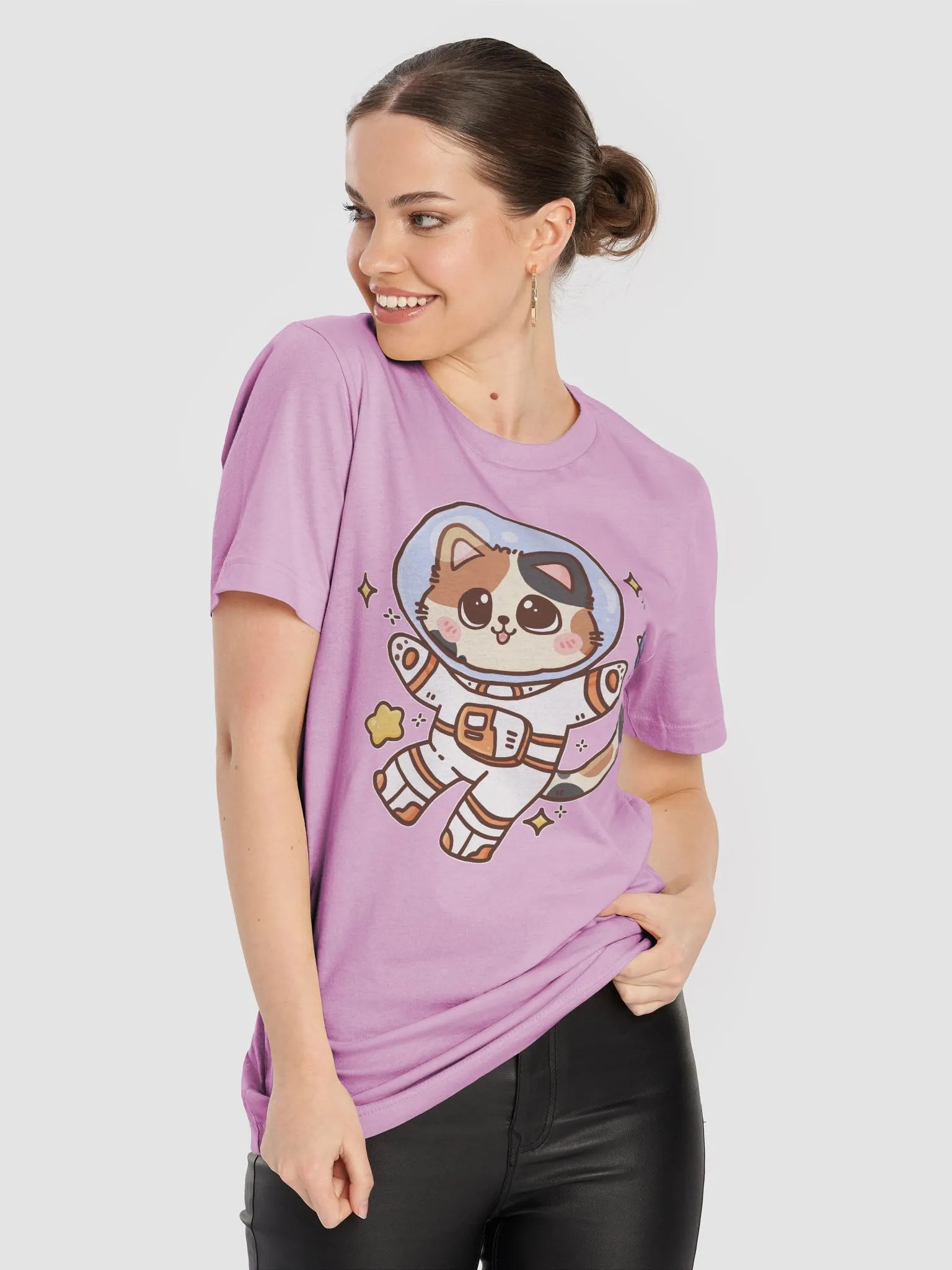 Space Cat Astronaut T-Shirt product image (54)