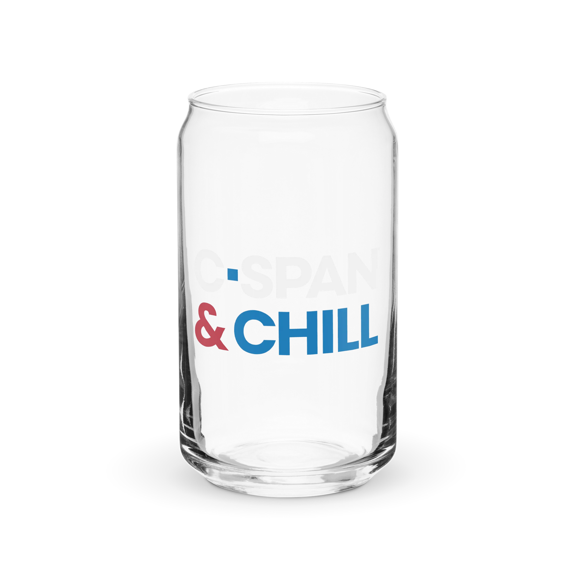 C-SPAN & CHILL Can-Shaped Glass product image (1)