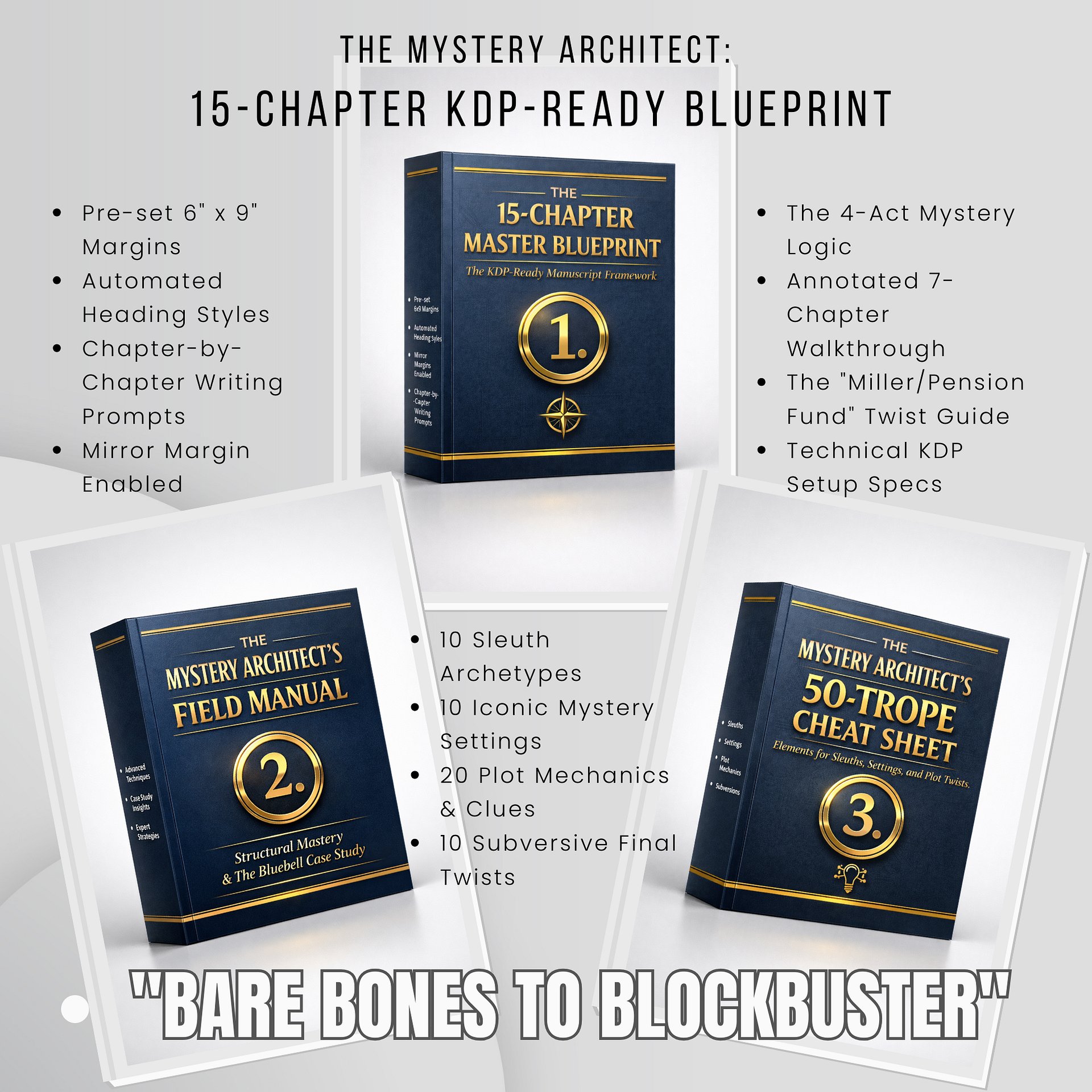 The Mystery Architect: 15-Chapter KDP-Ready Blueprint product image (1)