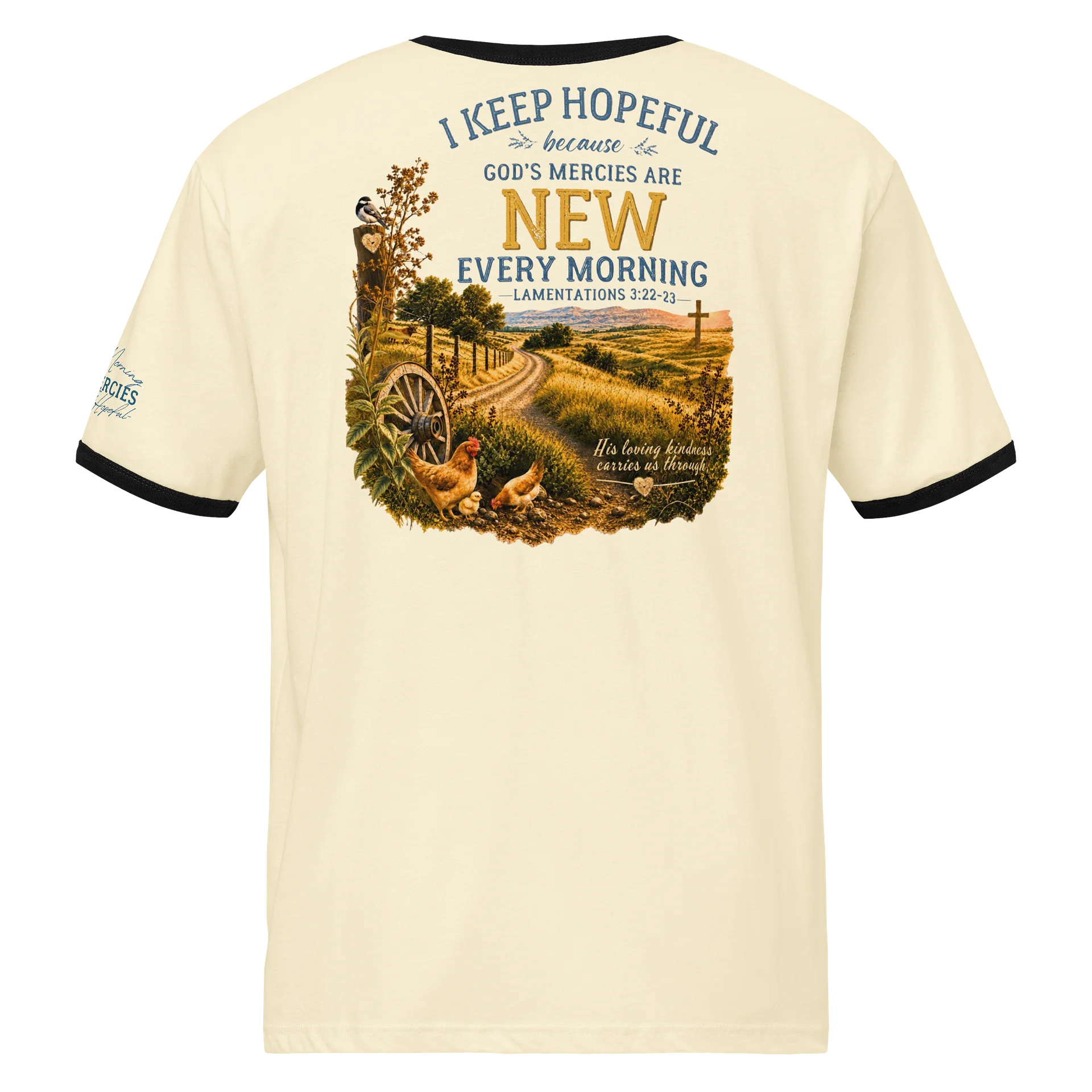 His Loving Kindness Men's Ringer Tee product image (5)