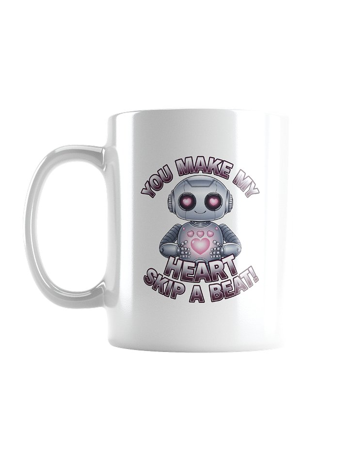 Robot Valentine's Day Gift | Funny Tech Love Mug | Geeky Romance Gift for Nerds product image (1)