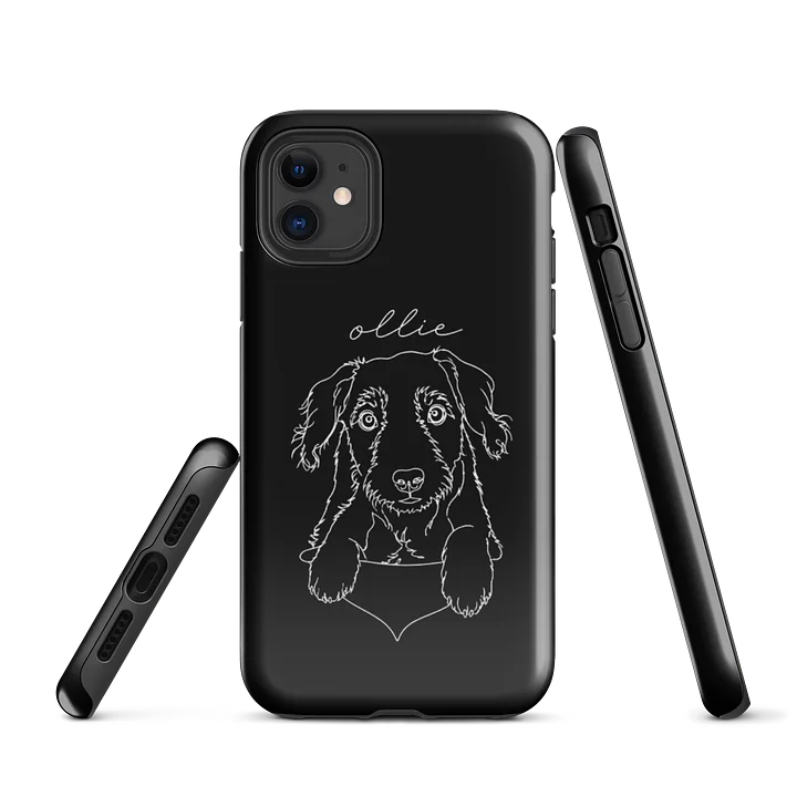 Simplistic Ollie iPhone Case Black product image (1)