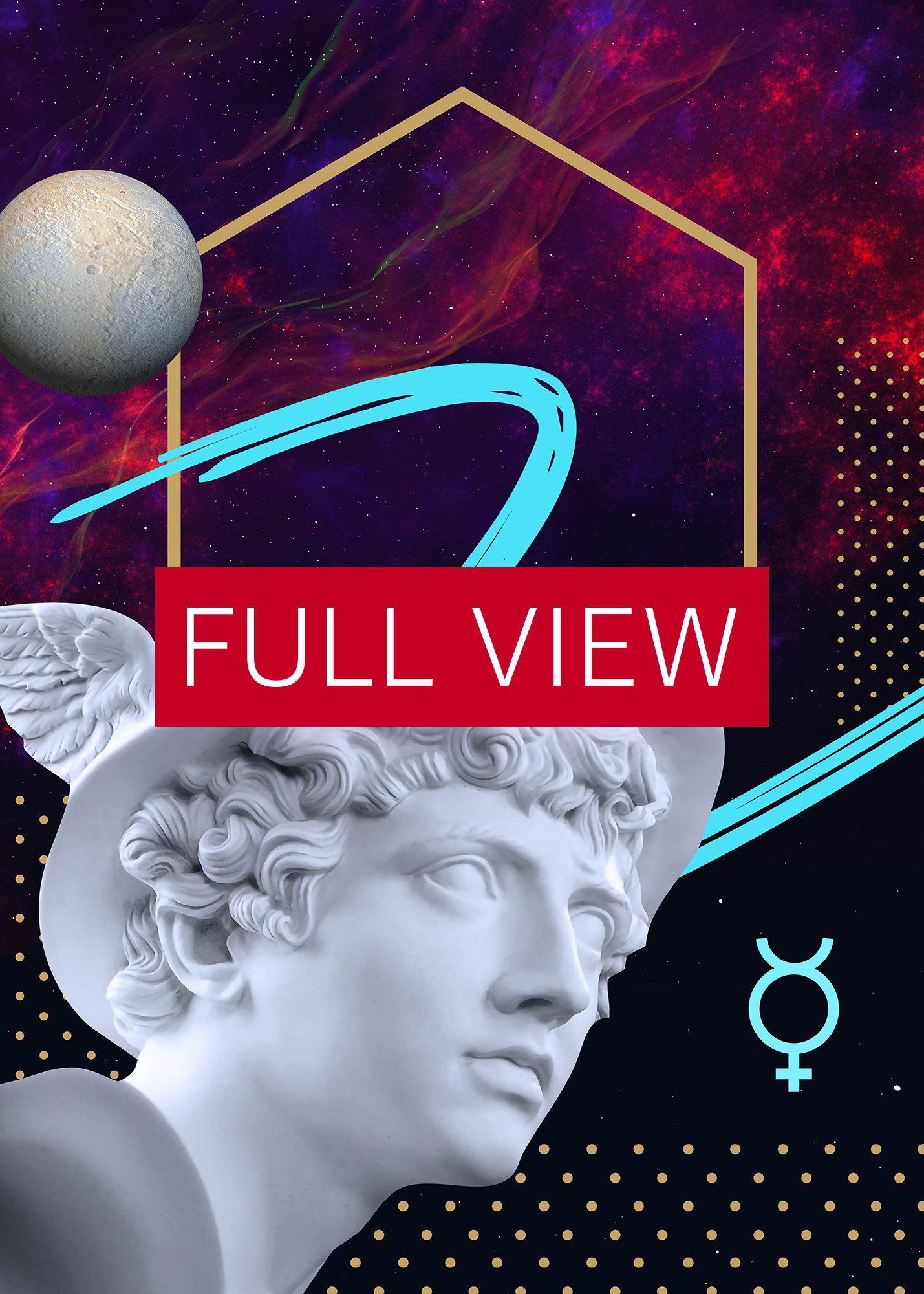Synthwave Gods and Planets: Mercury (Hermes) [synthwave/vaporwave/retrowave/cyberpunk] — aesthetic poster, retrowave poster, neon poster product image (5)