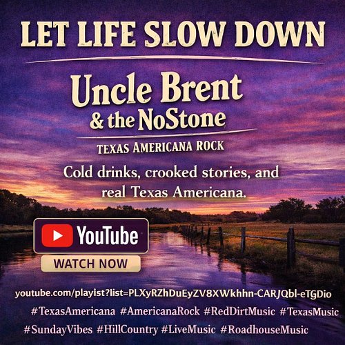 Put this on and let life slow down for a minute.
Cold drinks, crooked little stories, and real Texas Americana.

🎥 Watch the ...
